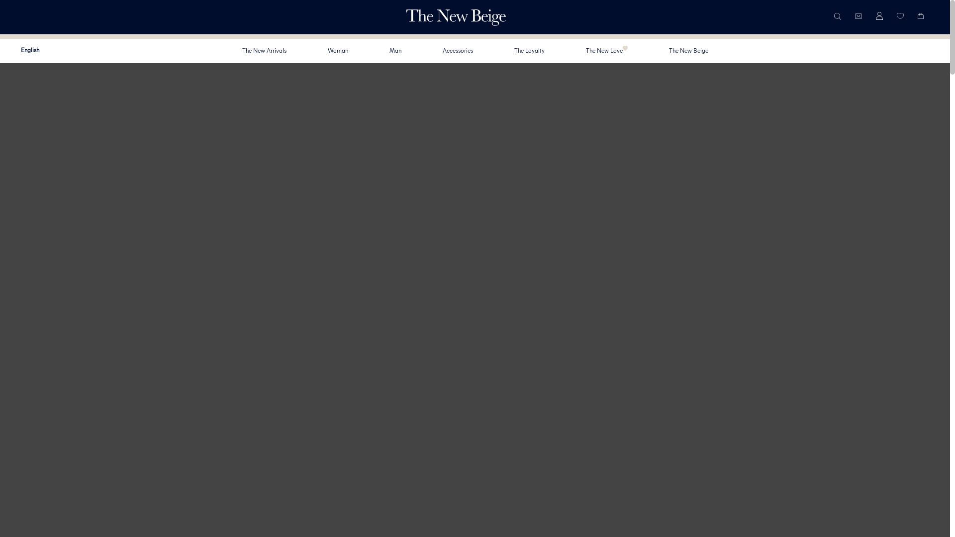 website screenshot of https://thenewbeige.es/