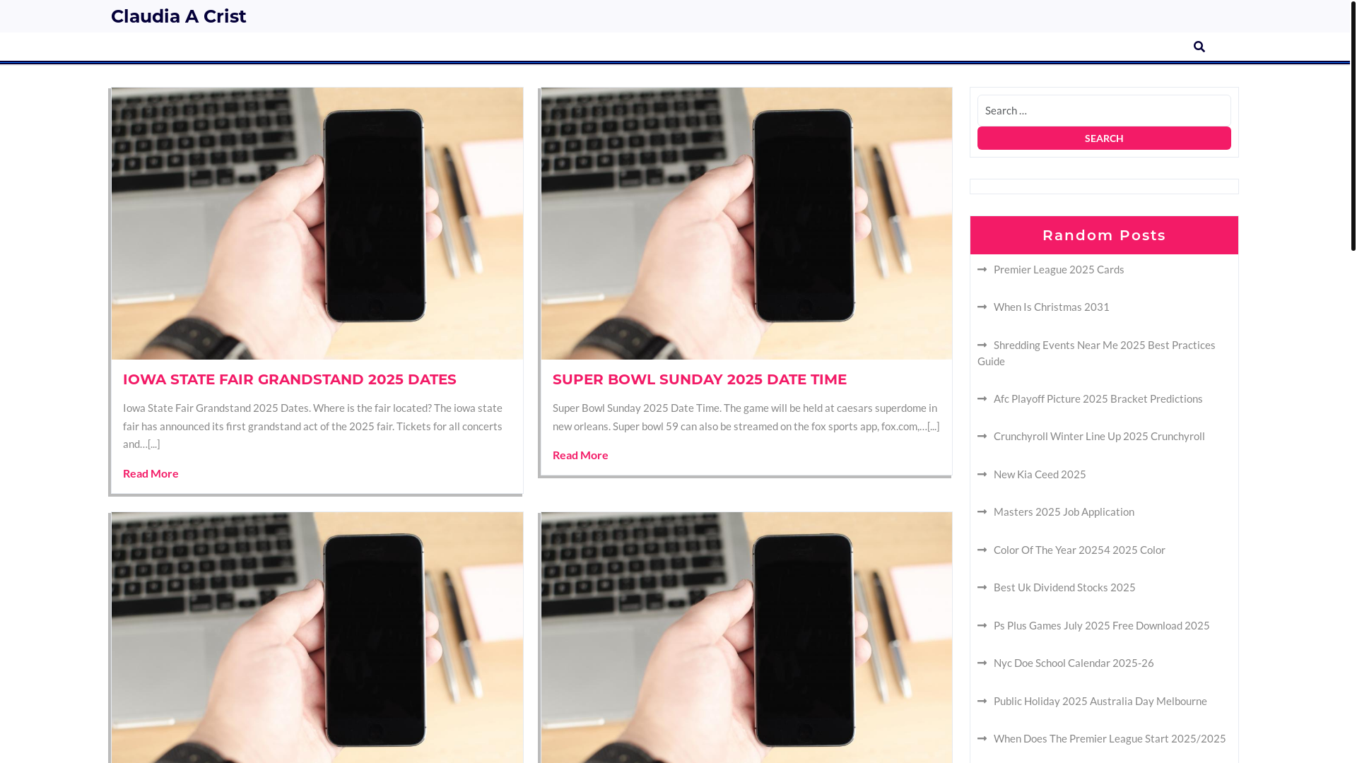 website screenshot of https://claudiaacrist.pages.dev/
