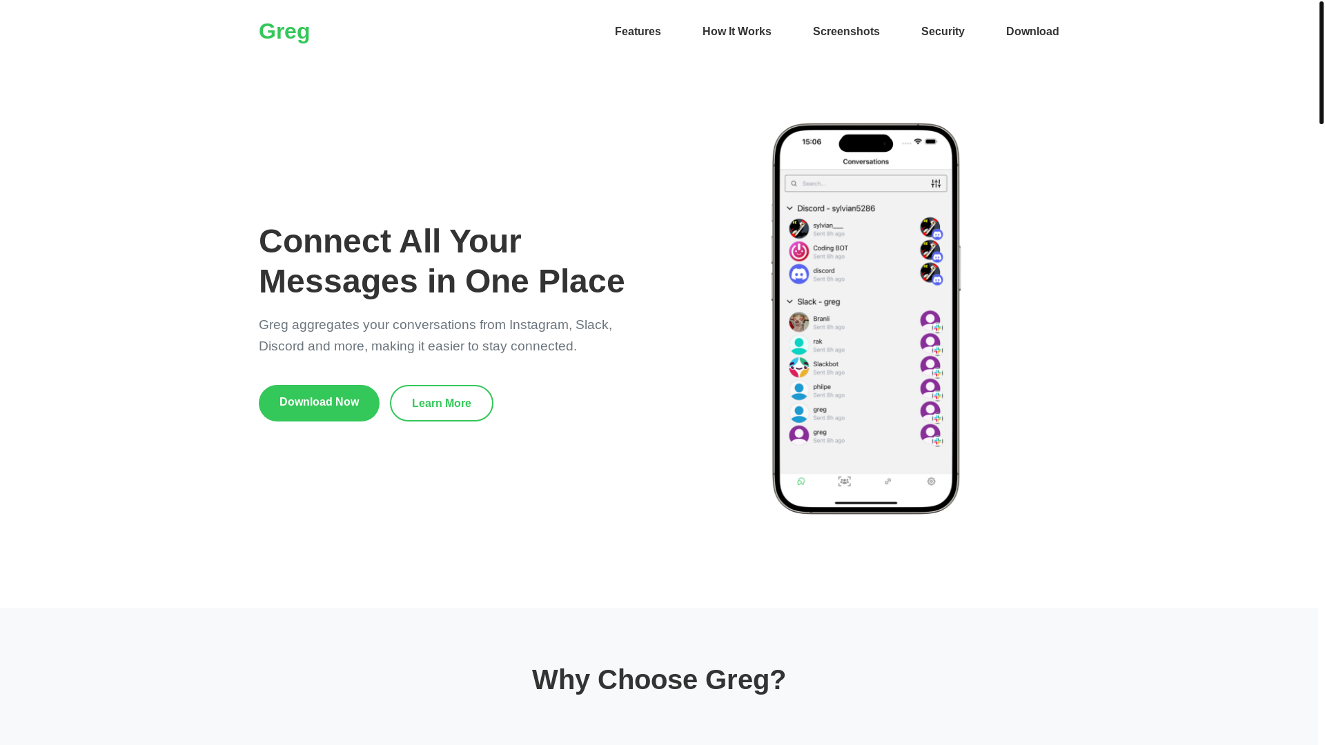 website screenshot of https://greg-landing-page-syl.pages.dev/