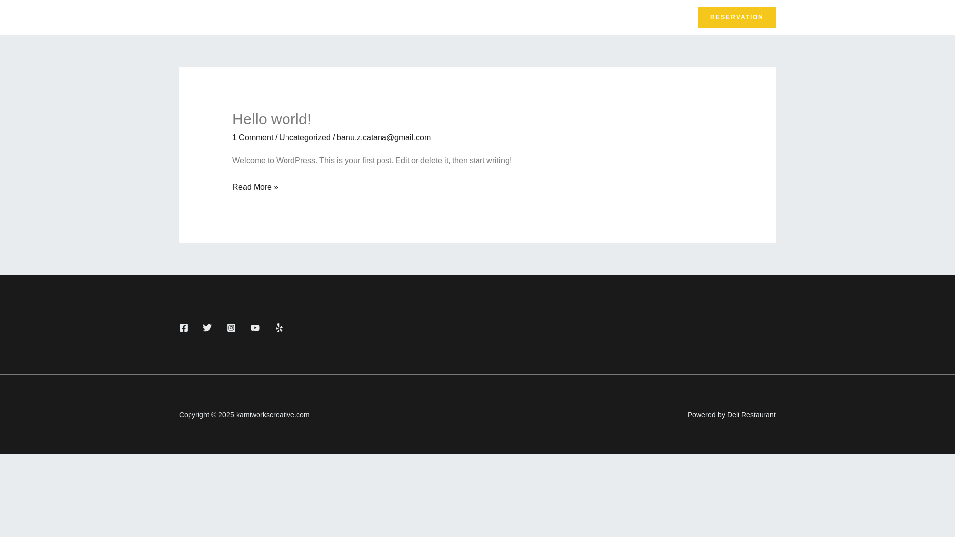 website screenshot of https://kamiworkscreative.com/