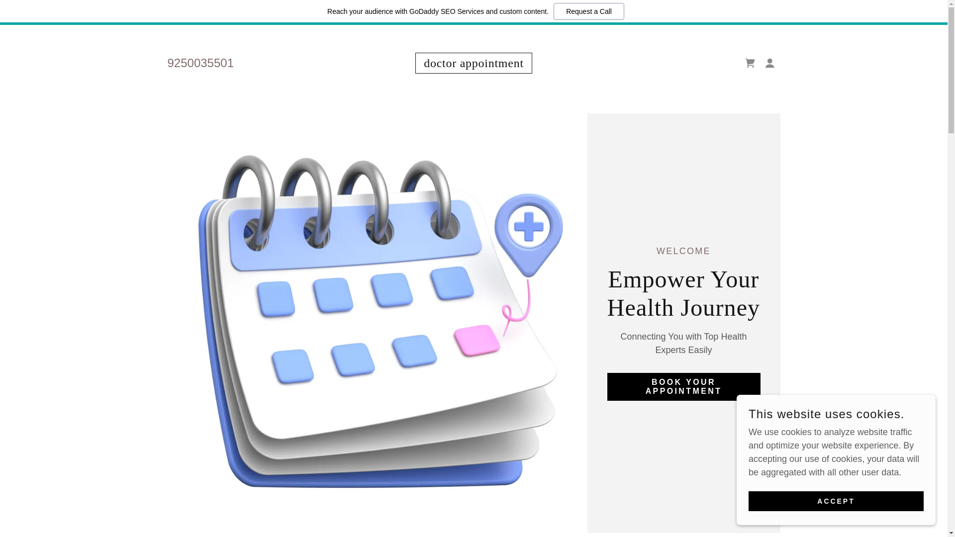 website screenshot of https://doctorappointment.us/