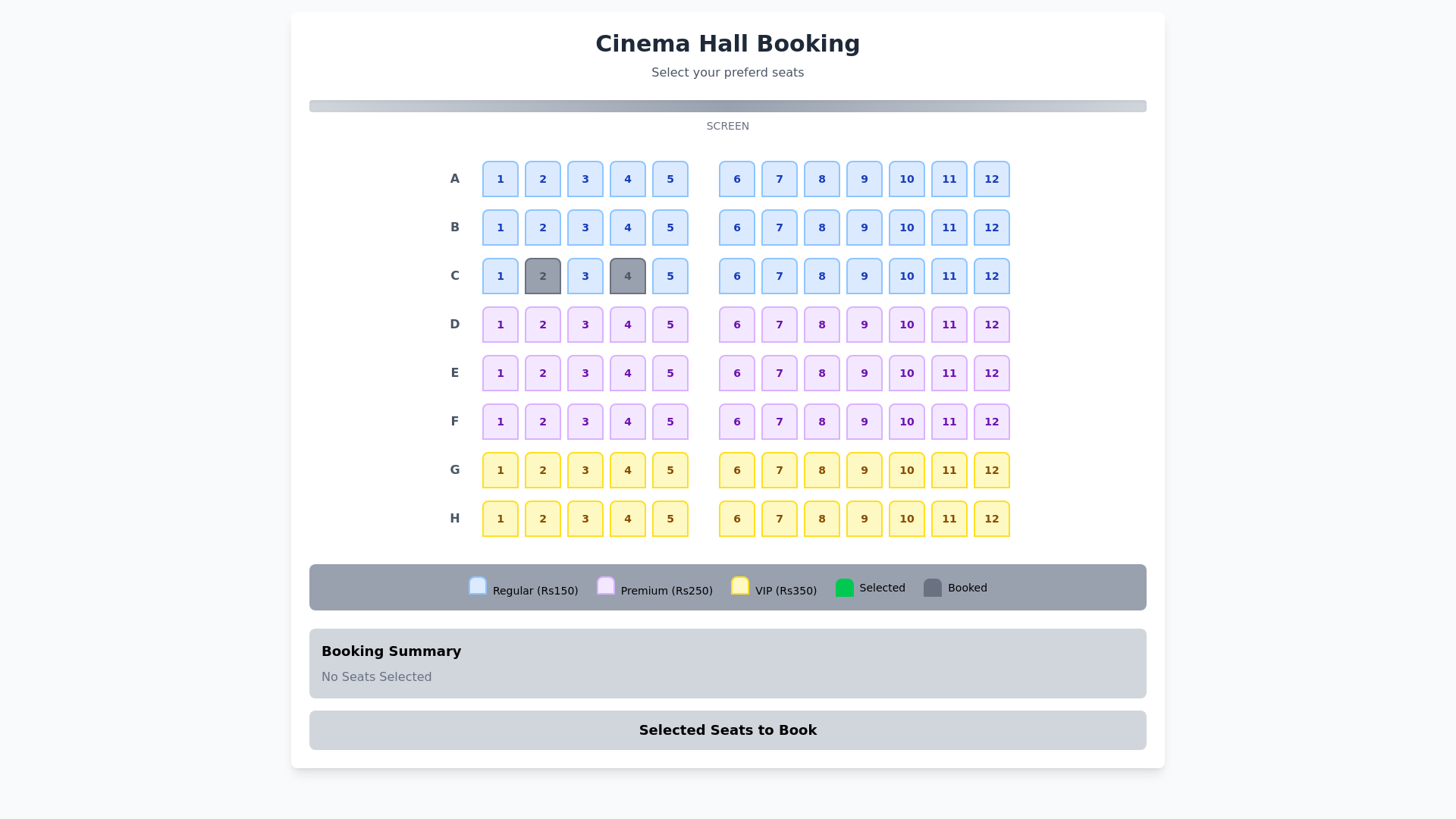 website screenshot of https://cinema-seat-booking-0rlux.sevalla.app