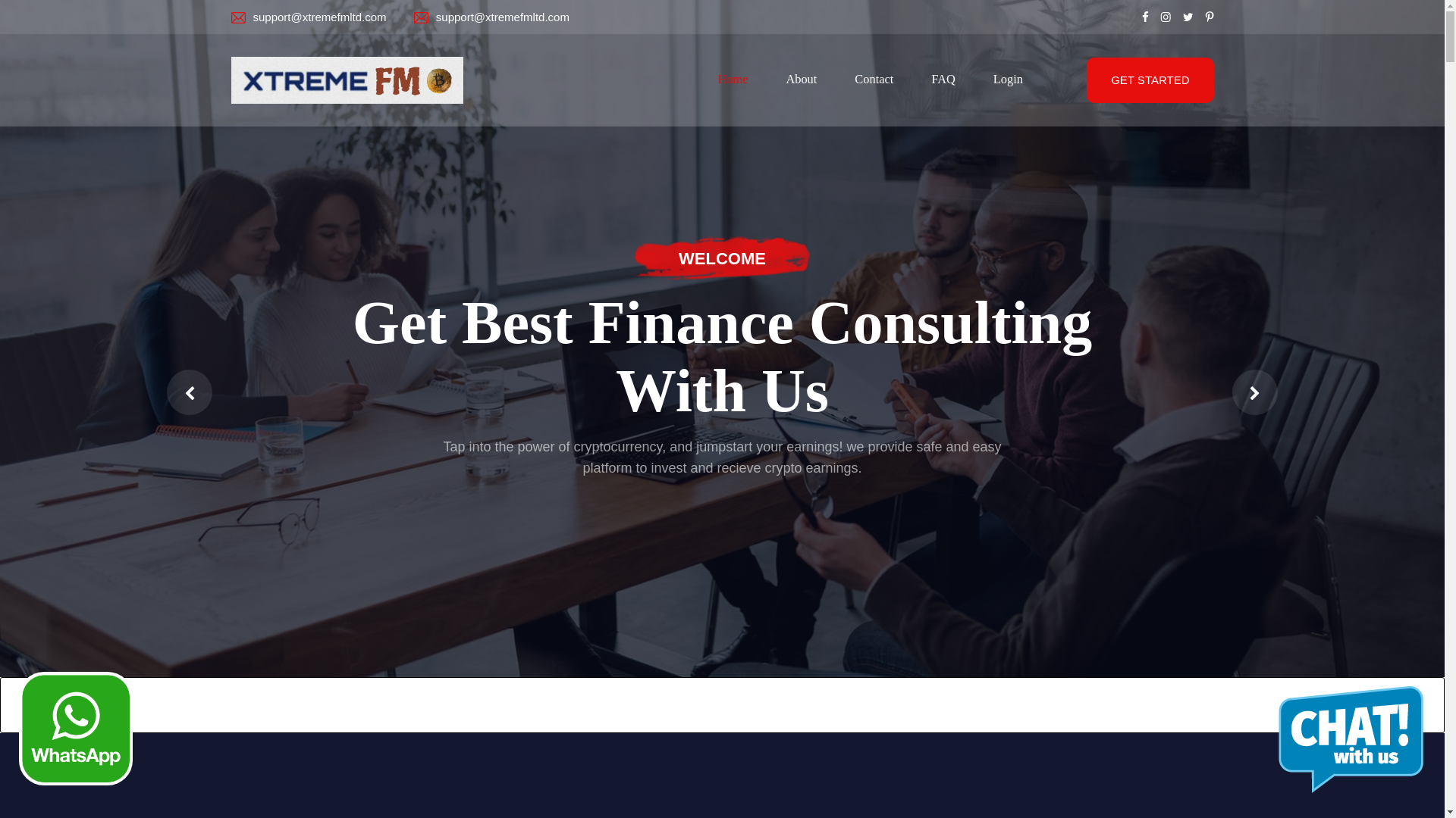 website screenshot of https://xtremefmltd.com/