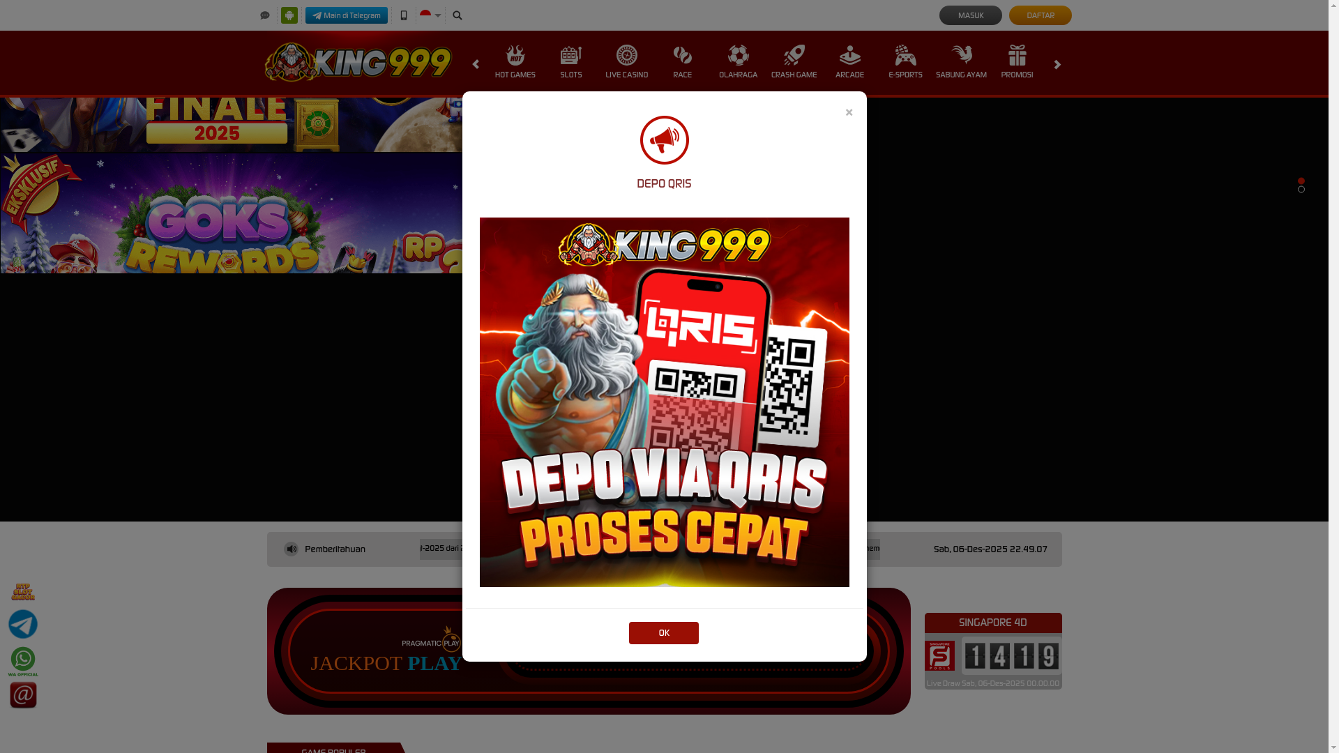 website screenshot of https://king999nutup.com/