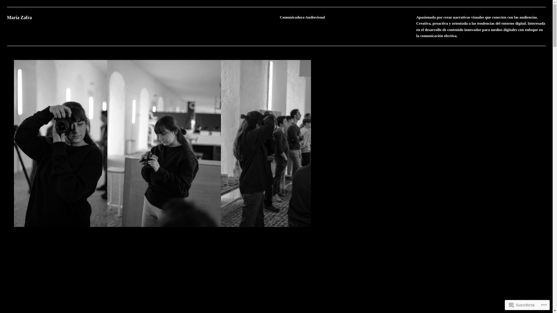 website screenshot of https://mariazafrad.blog/