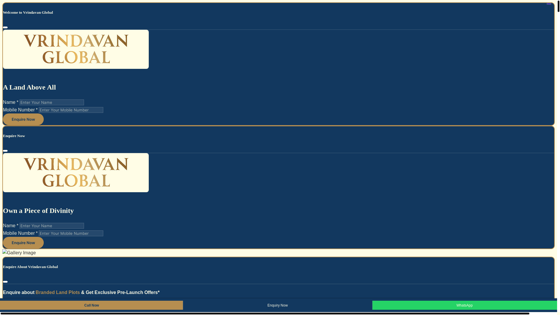 website screenshot of https://hoablvrindavanglobal.in/