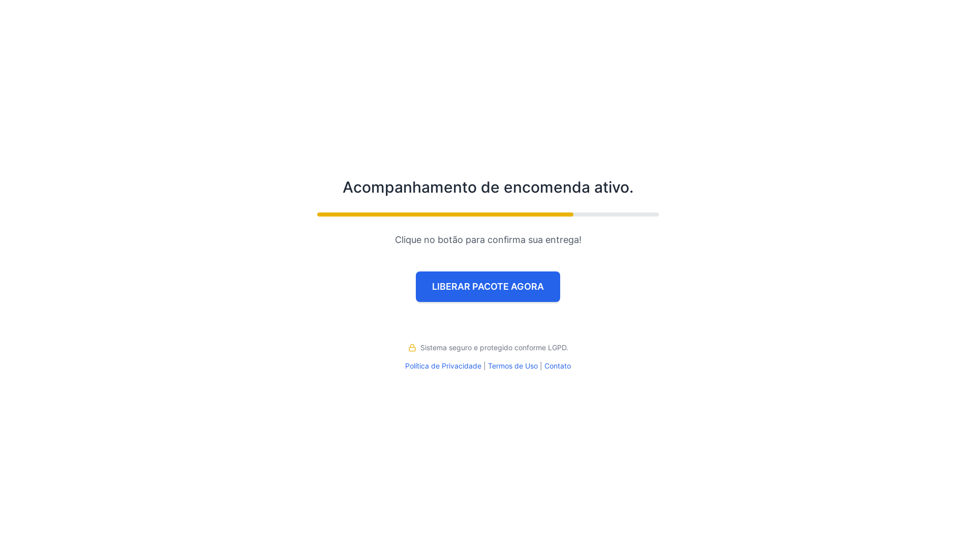 website screenshot of https://seupacoteresolvido.site/