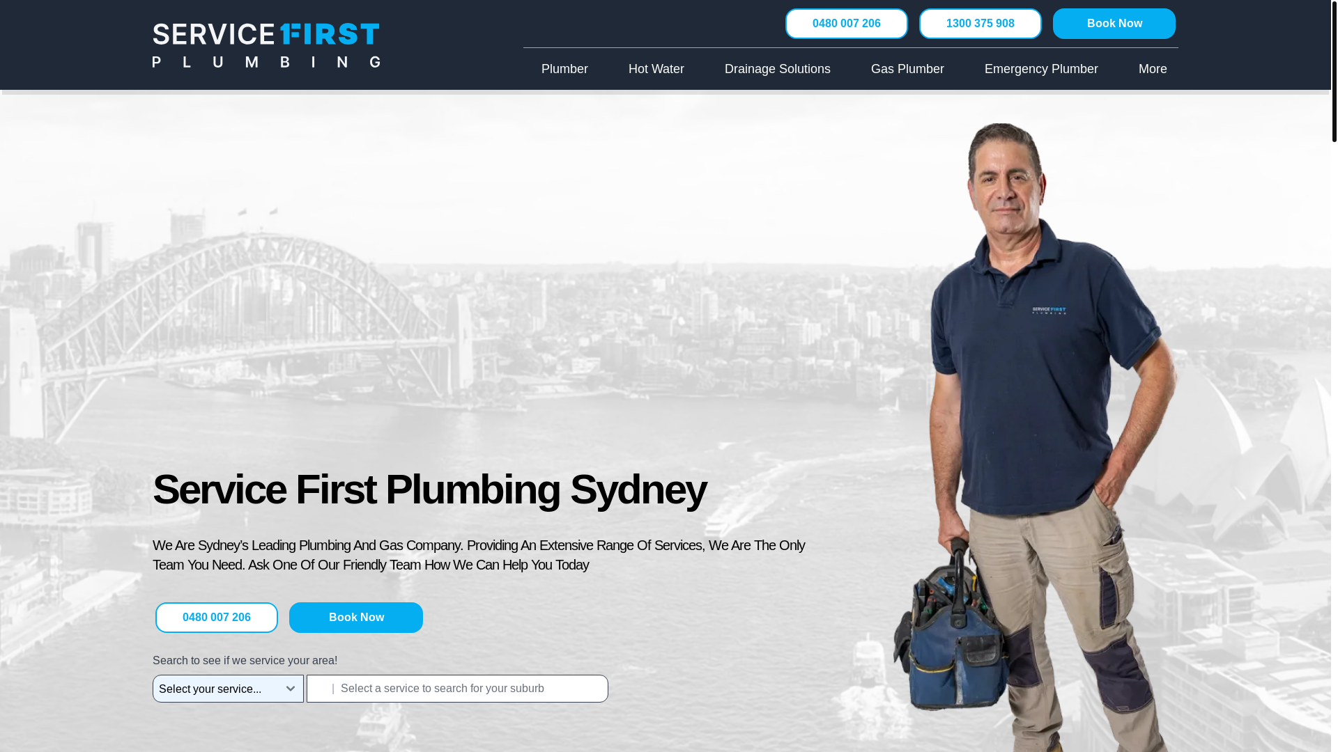 website screenshot of https://service-first-plumbing.pages.dev/