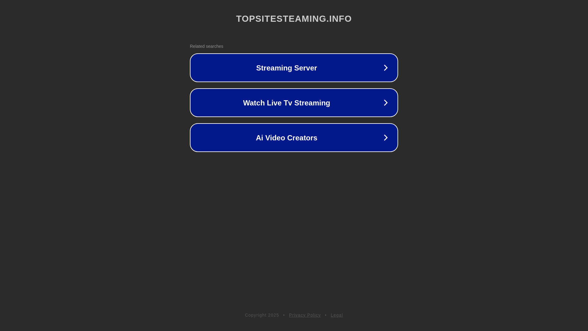 website screenshot of https://topsitesteaming.info/