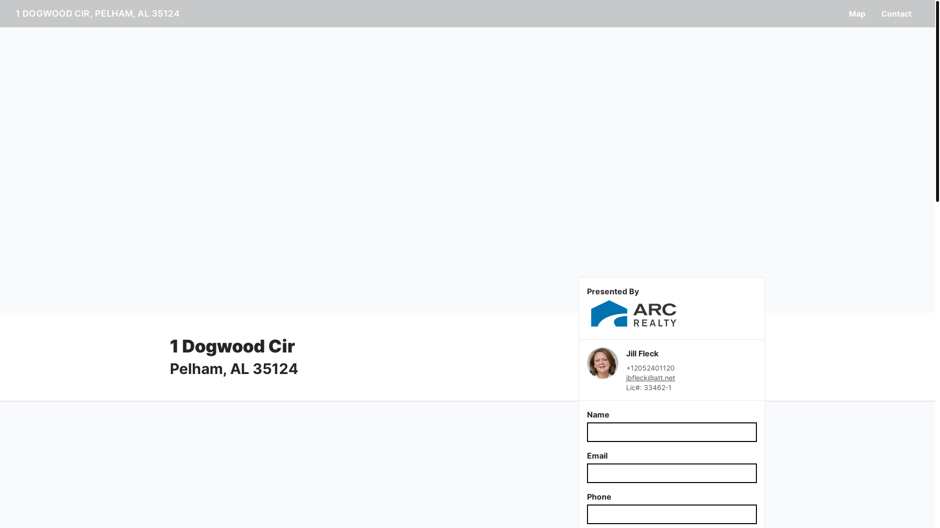 website screenshot of https://1dogwoodcircle.com/