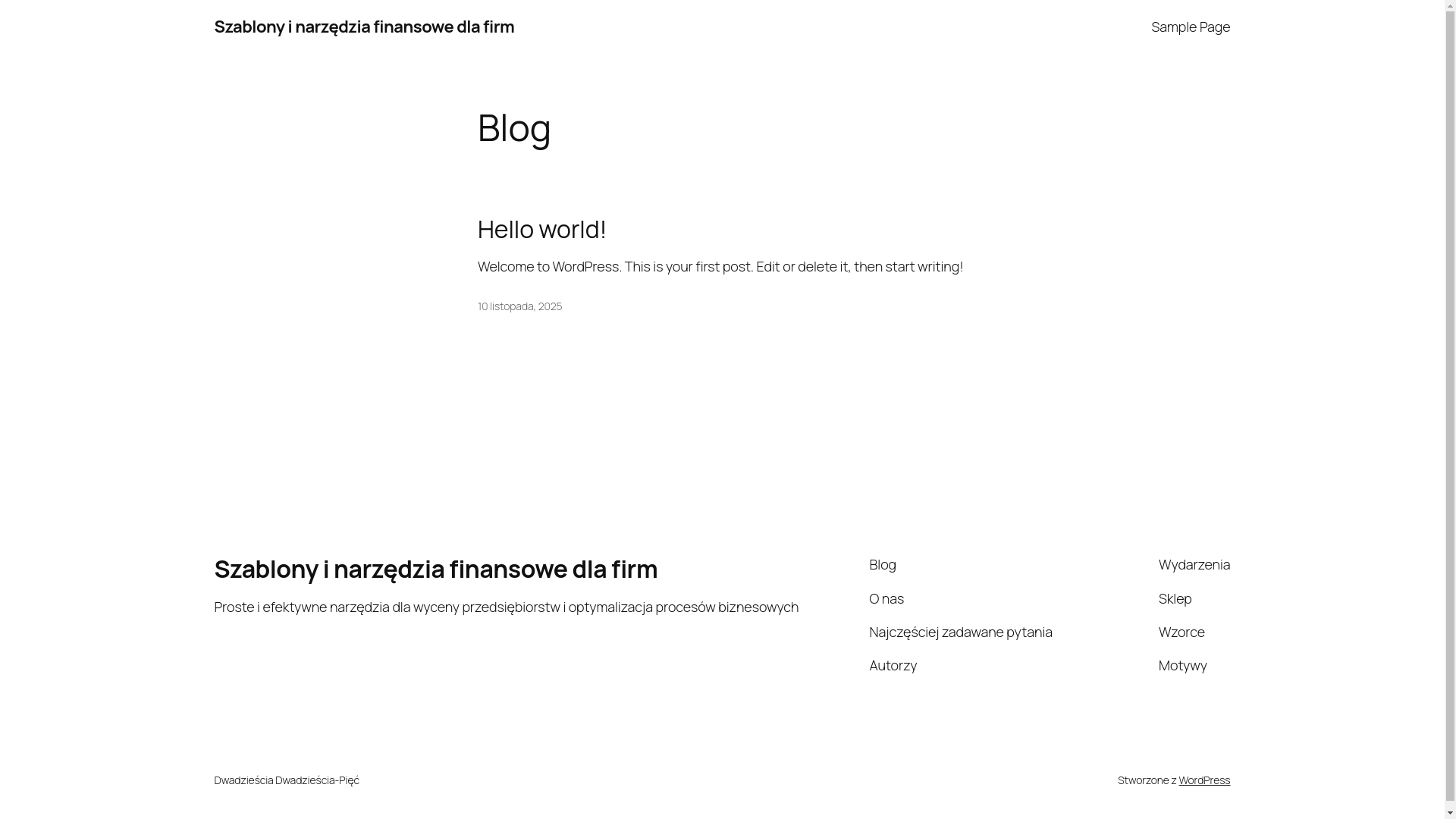 website screenshot of https://valueaddedadvice.pl/