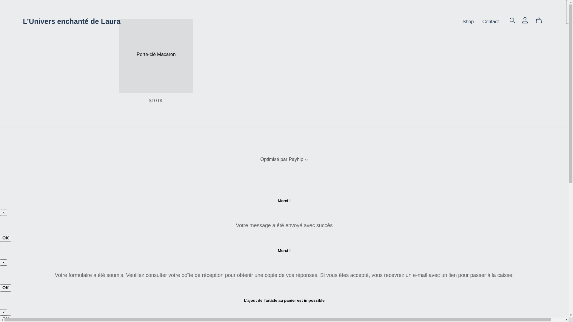 website screenshot of https://universlaura.ca/