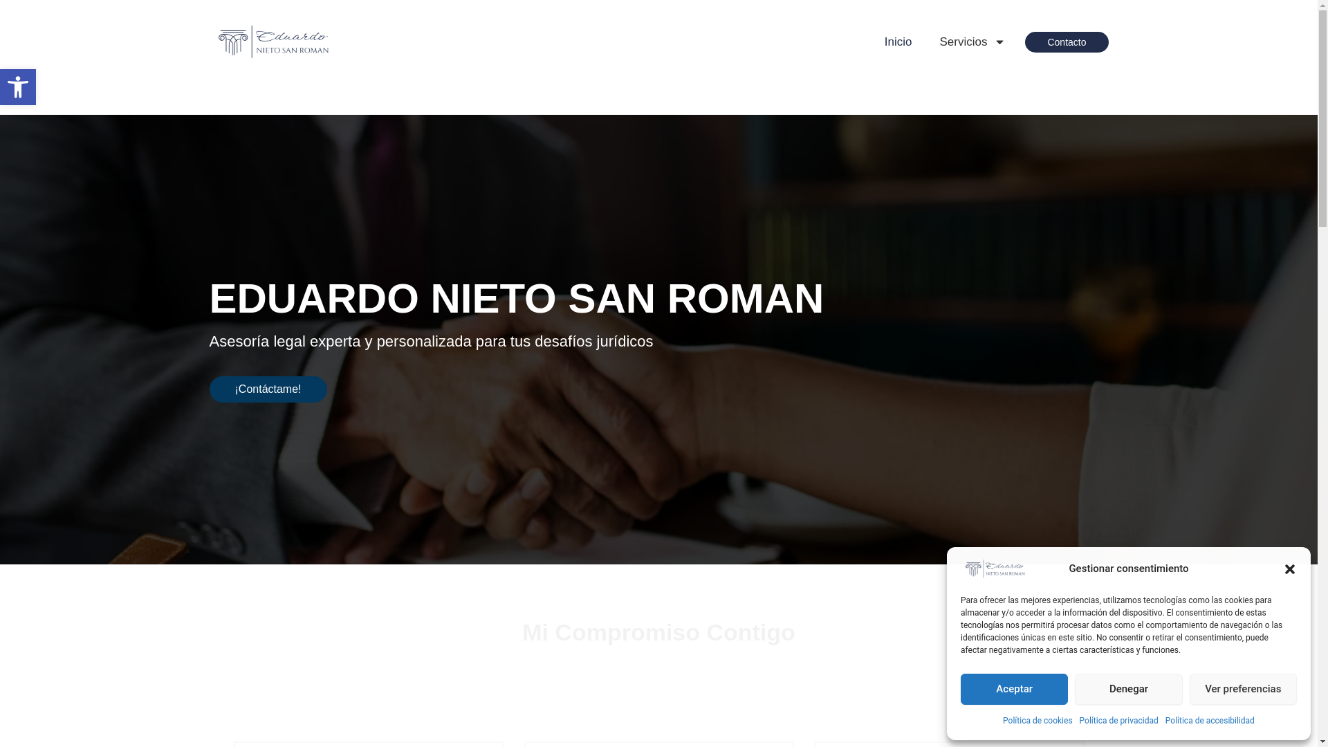 website screenshot of https://electricidadgarcialeon.com/