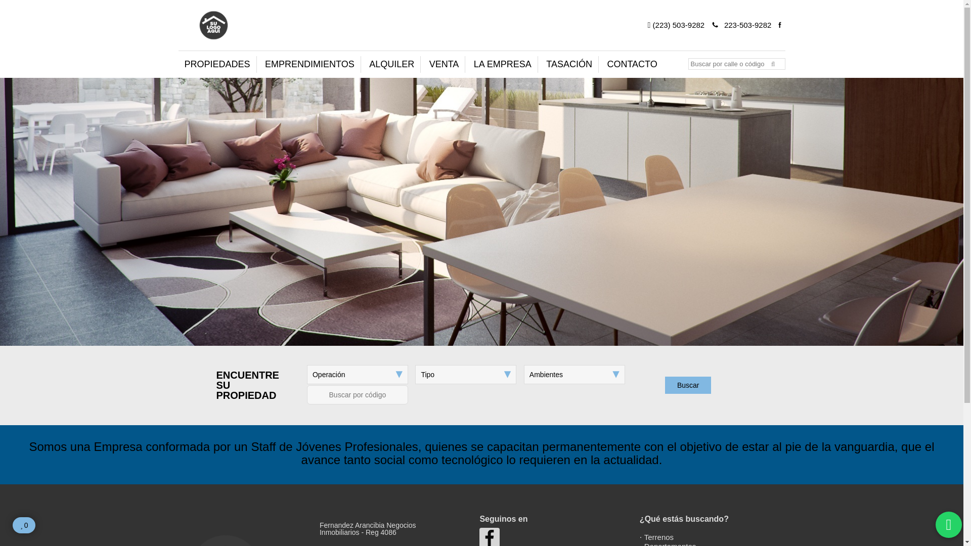 website screenshot of https://fernandezarancibia.com.ar/