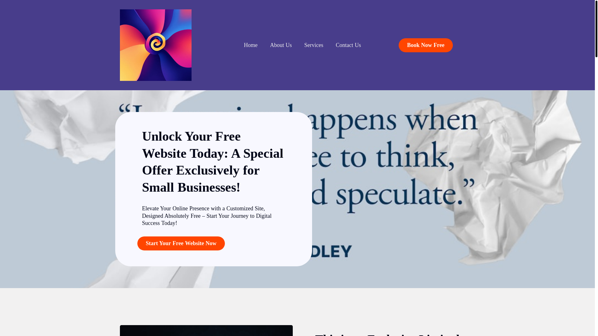 website screenshot of https://freewebsiteoffer.net/