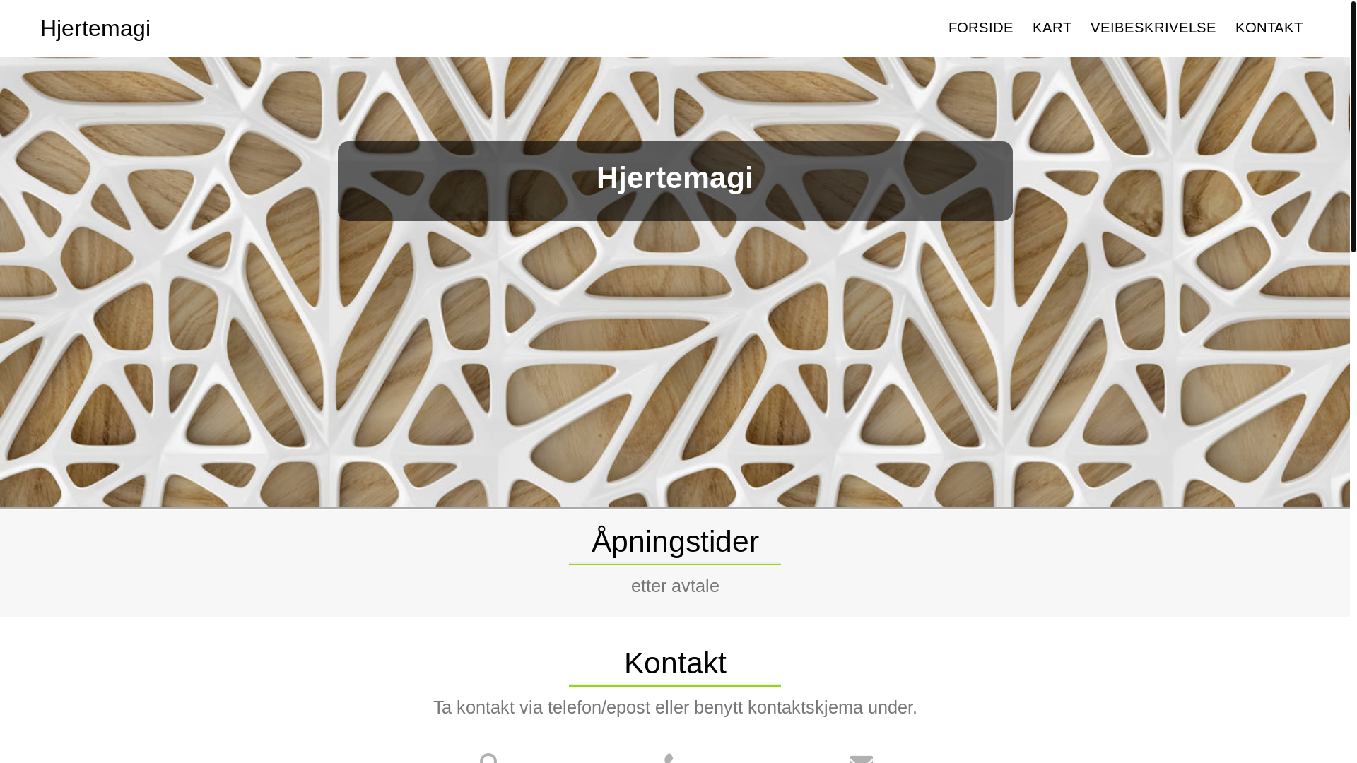 website screenshot of https://wencheshjertemagi.no/