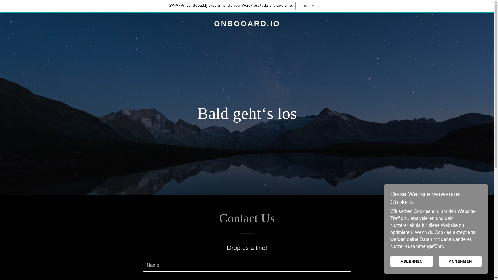 website screenshot of https://onbooard.io/