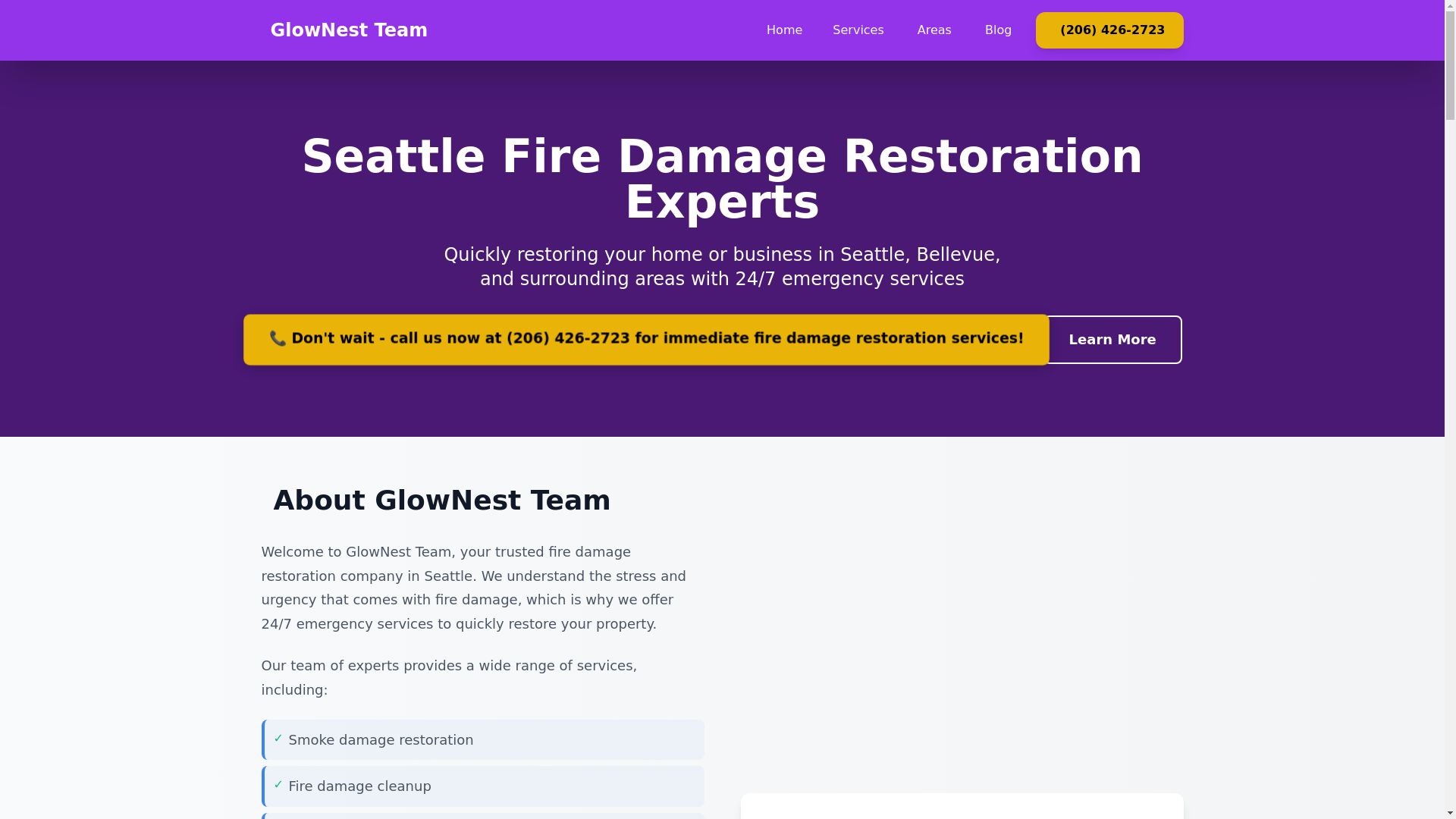 website screenshot of https://glownestteam.pages.dev/