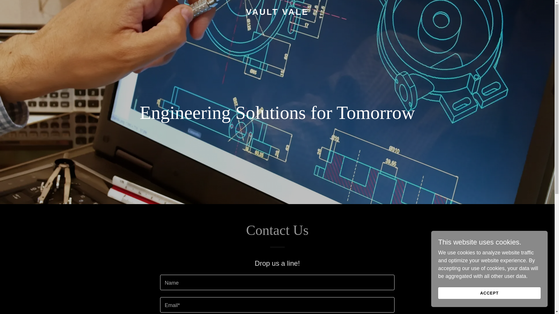 website screenshot of https://vaultvale.com/