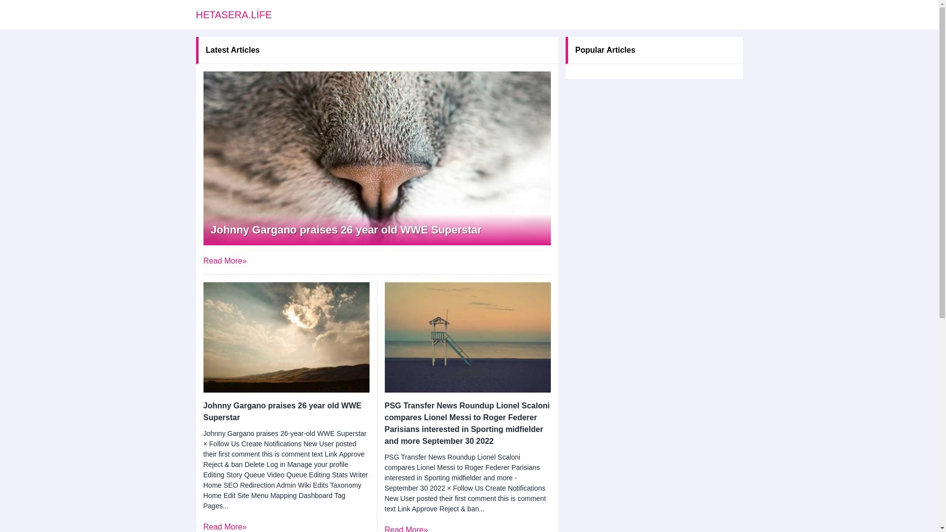 website screenshot of https://hetasera.life/