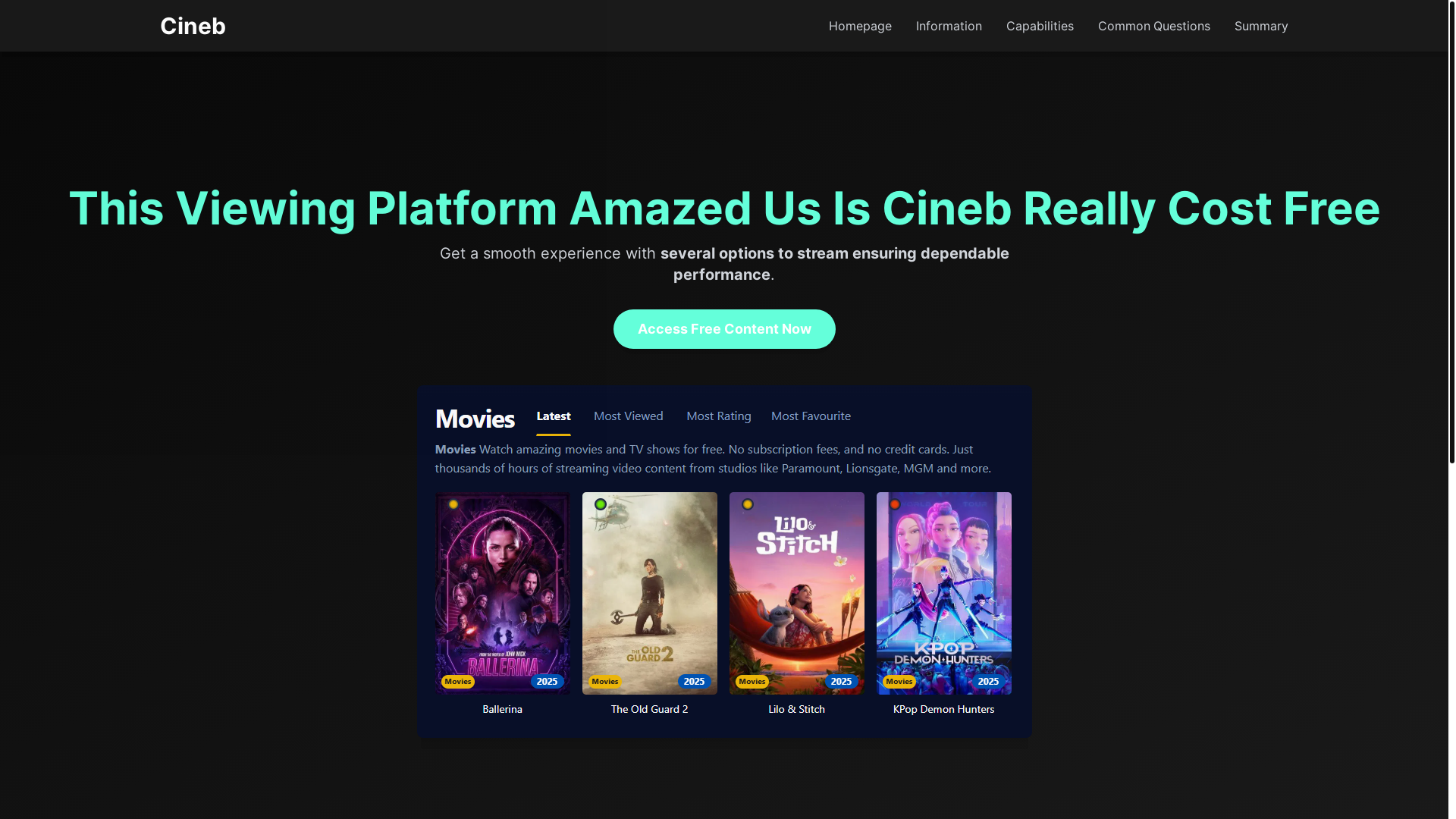 website screenshot of https://cineb-n9fi.pages.dev/