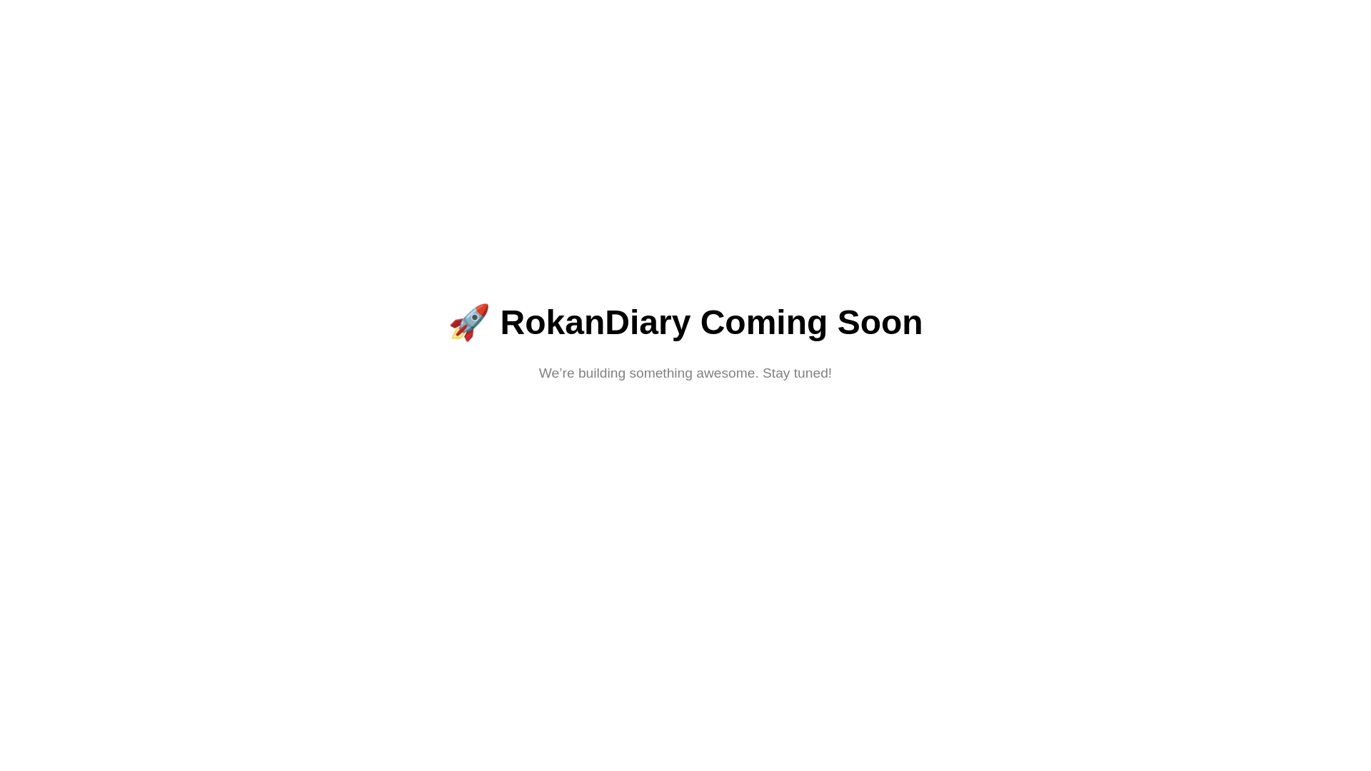 website screenshot of https://rokandiary.com/