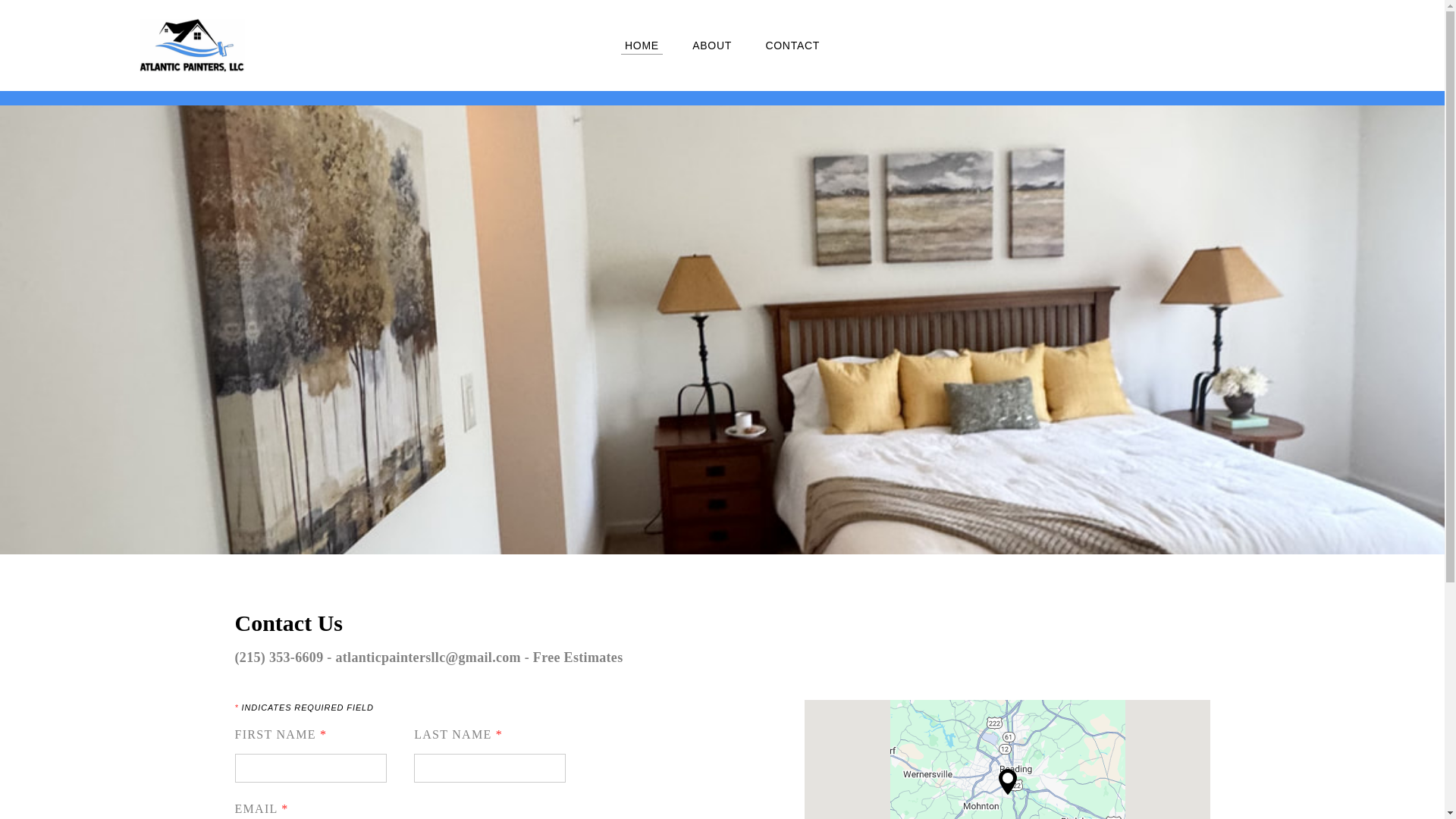 website screenshot of https://atlanticpaintersllc.com/