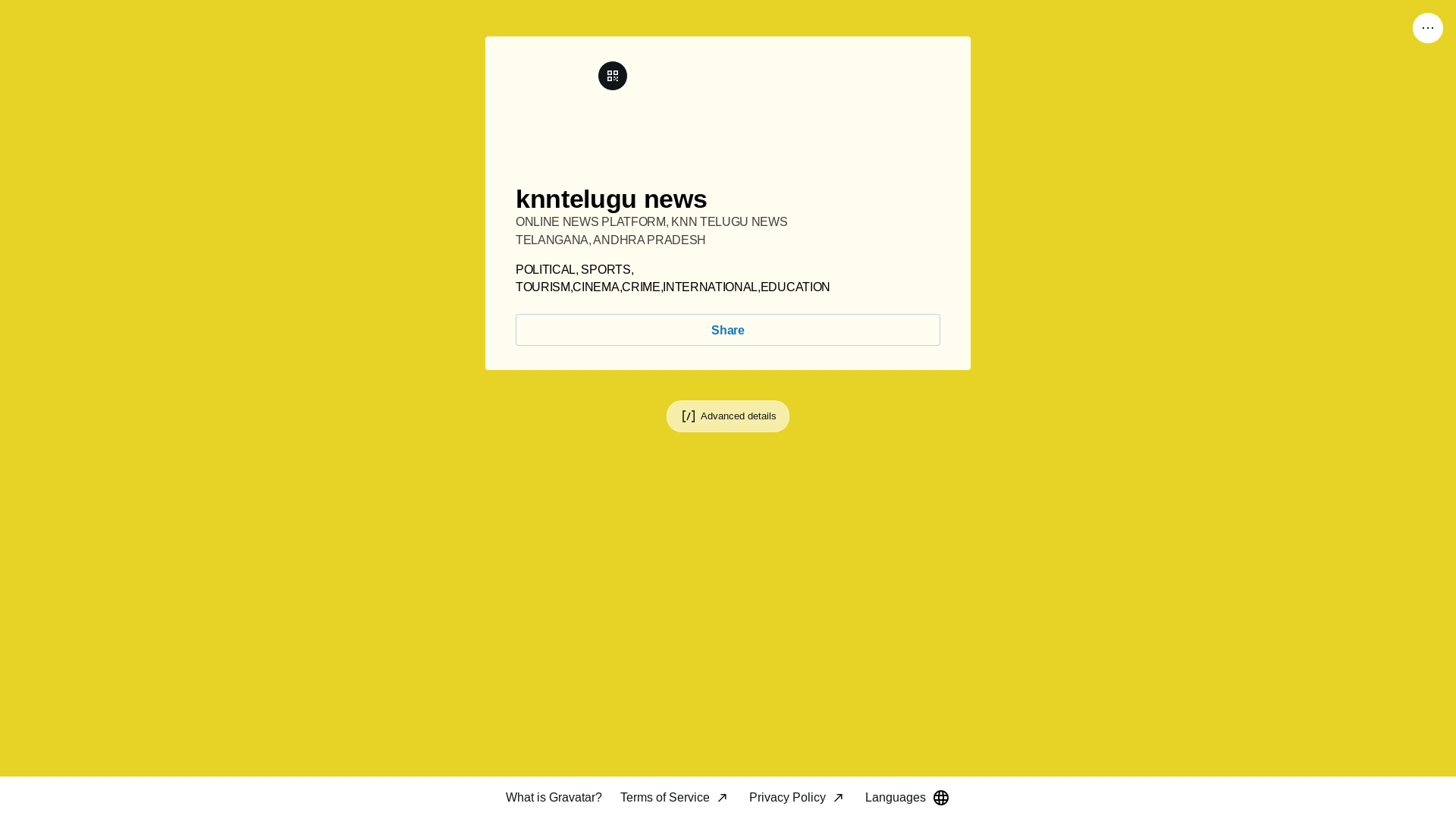 website screenshot of https://knntelugunews.live/