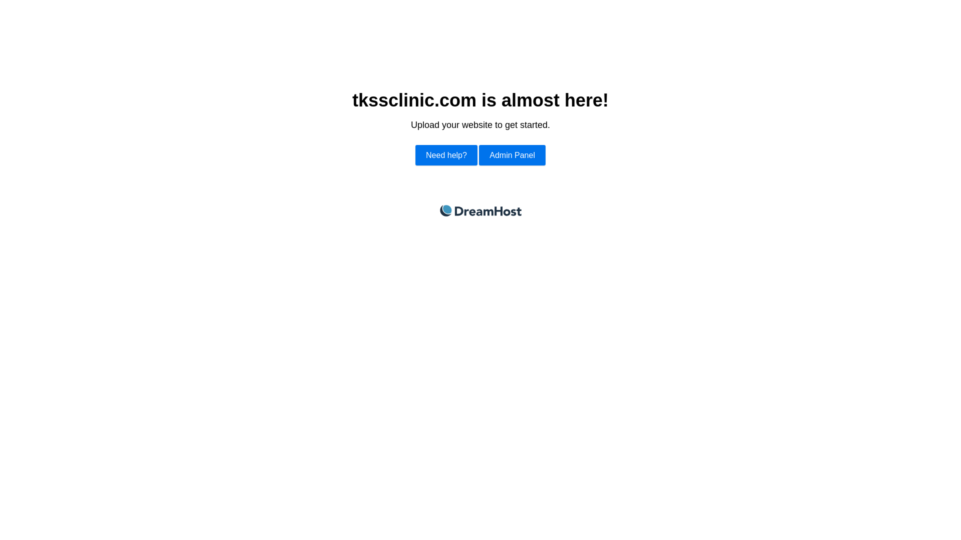 website screenshot of https://tkssclinic.com/