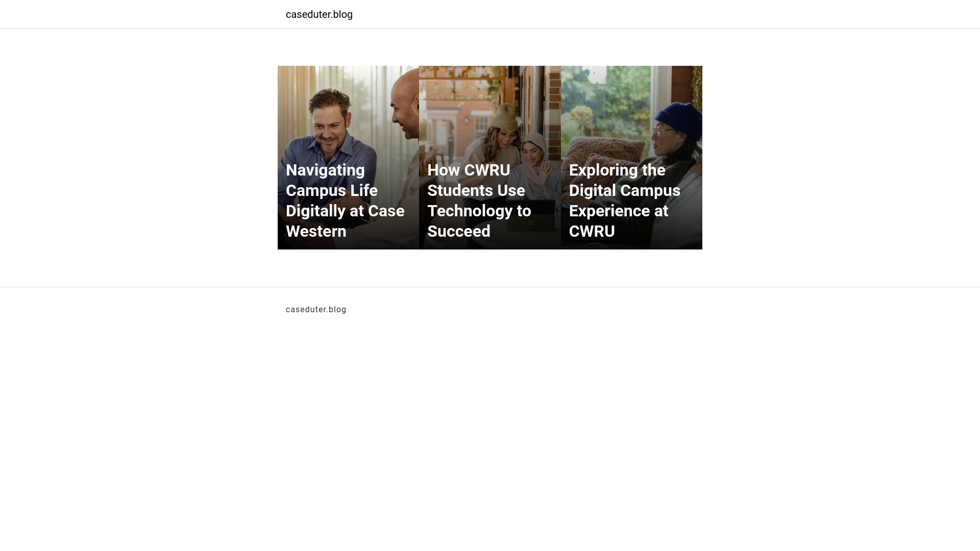 website screenshot of https://caseduter.blog/