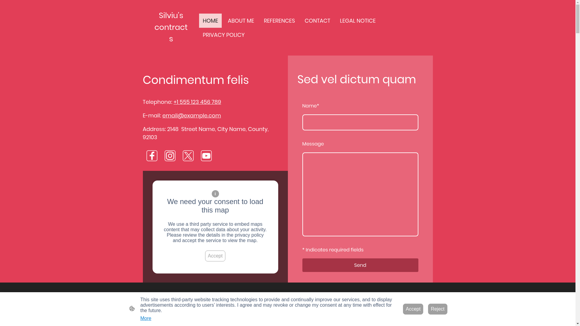 website screenshot of https://qadomain25testabc.com/