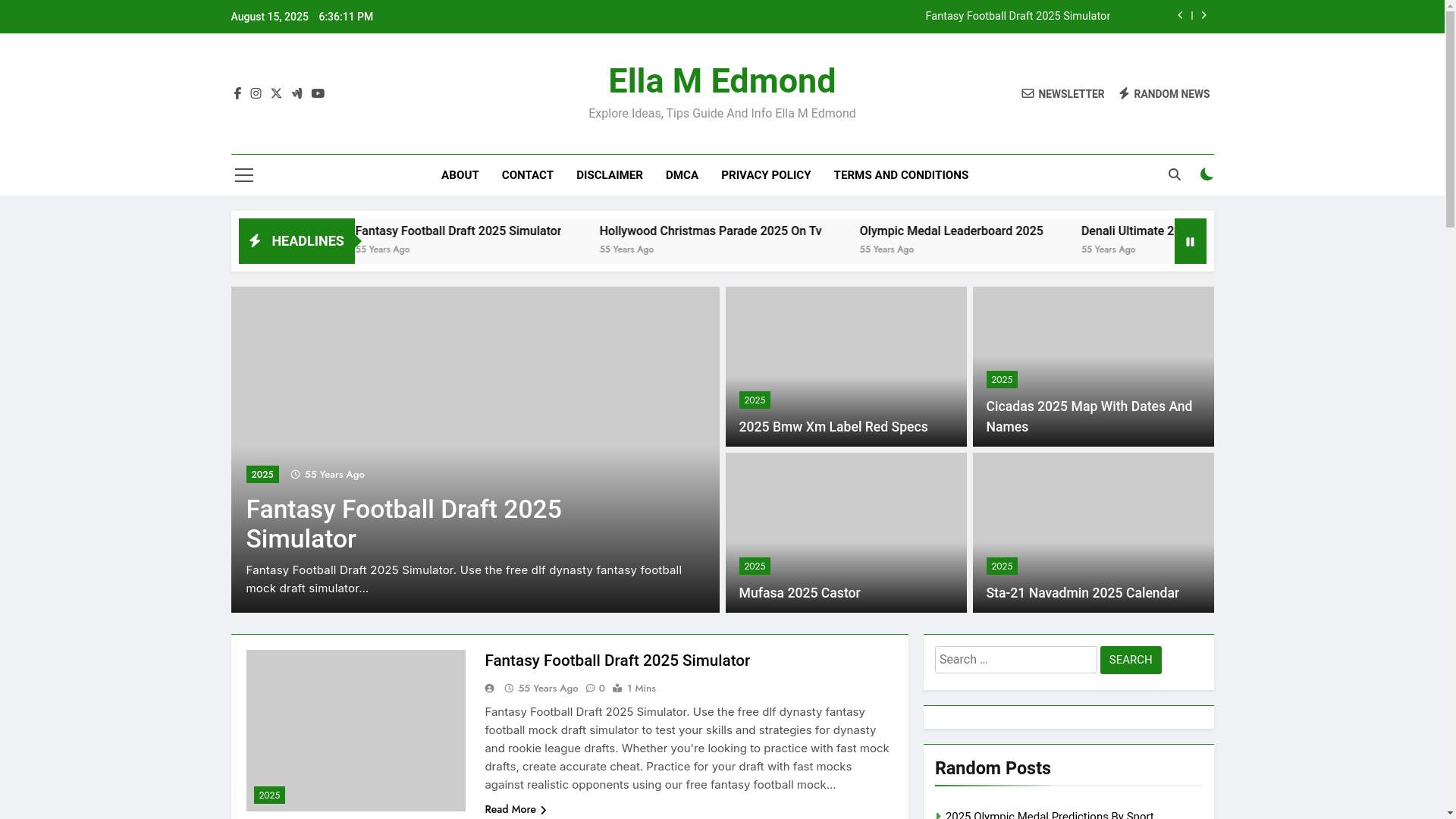 website screenshot of https://ellamedmond.pages.dev/