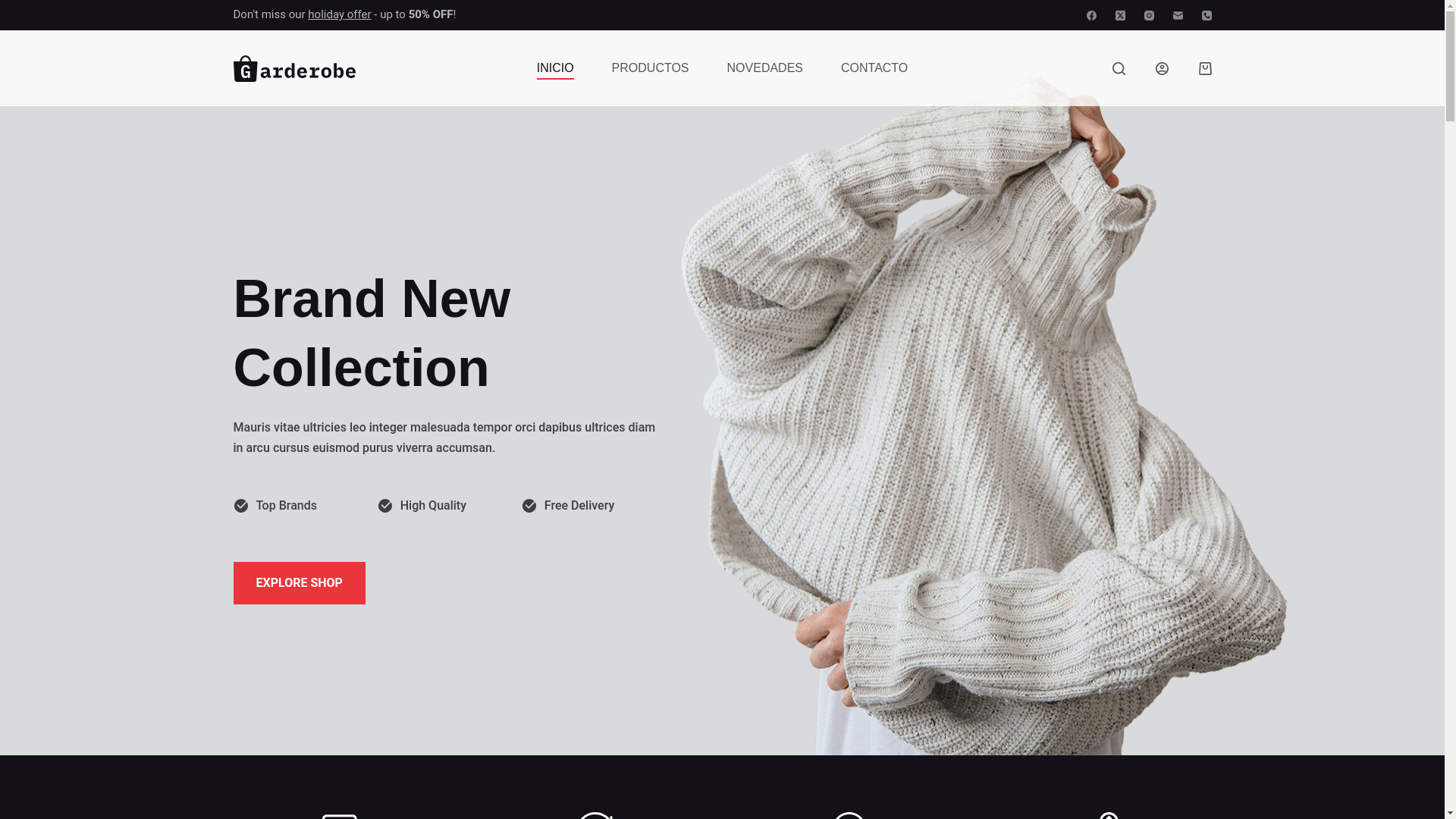 website screenshot of https://hadabeautyshop.es/