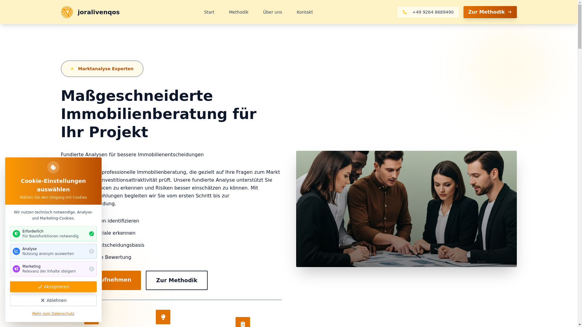 website screenshot of https://joralivenqos.com/