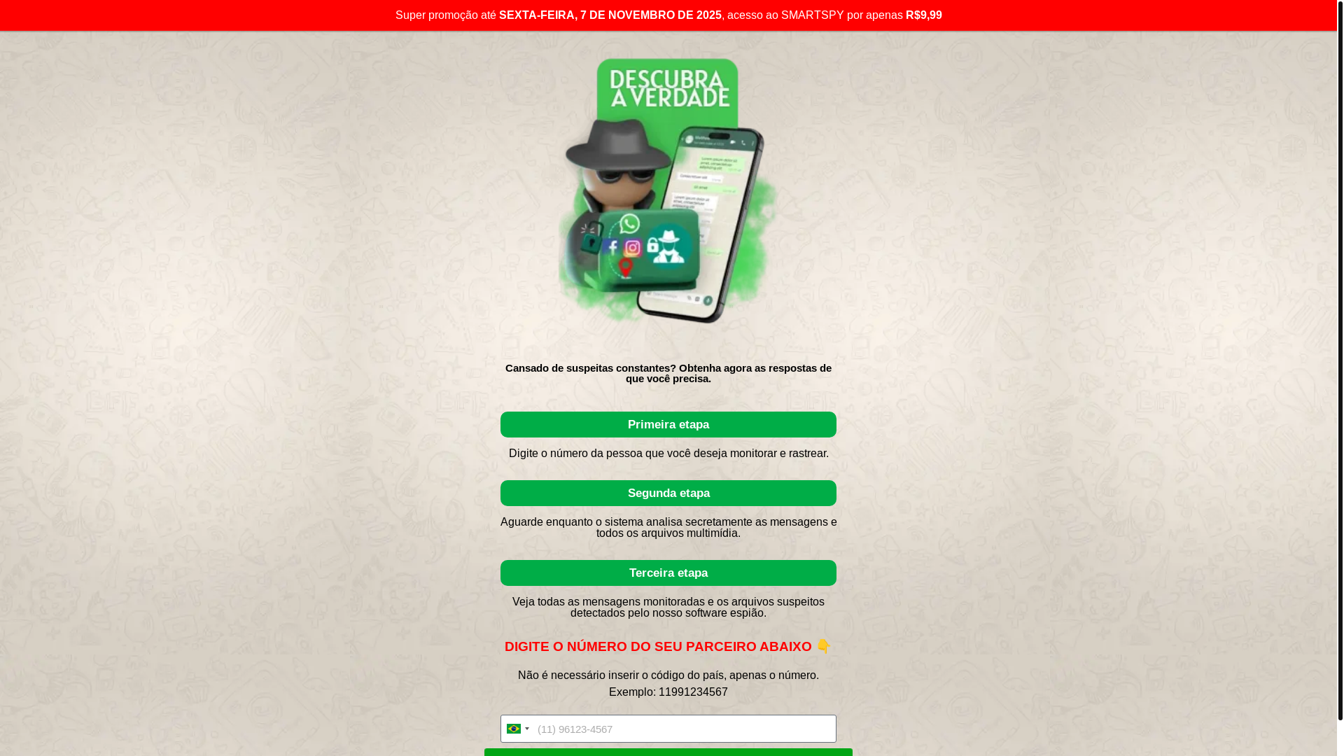 website screenshot of https://espiazap1.site/