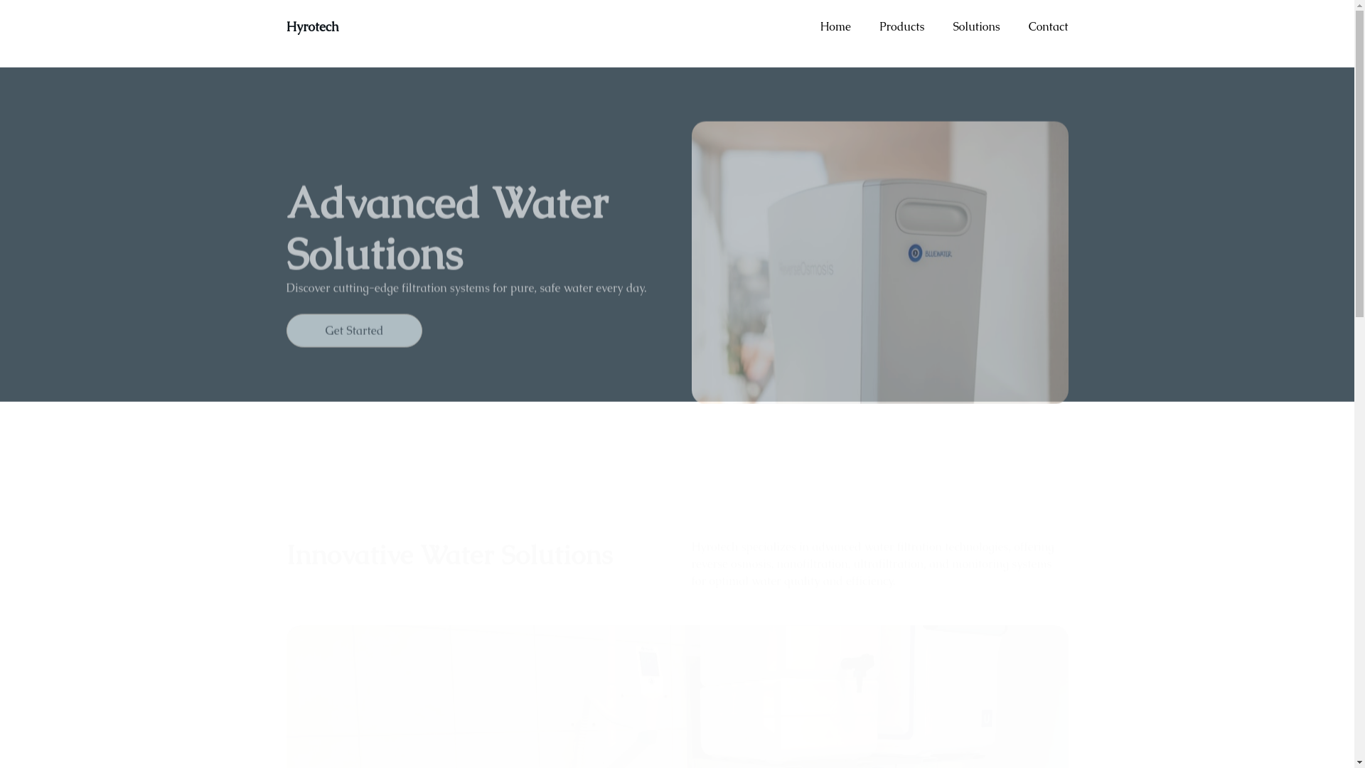 website screenshot of https://hyrotech.id/