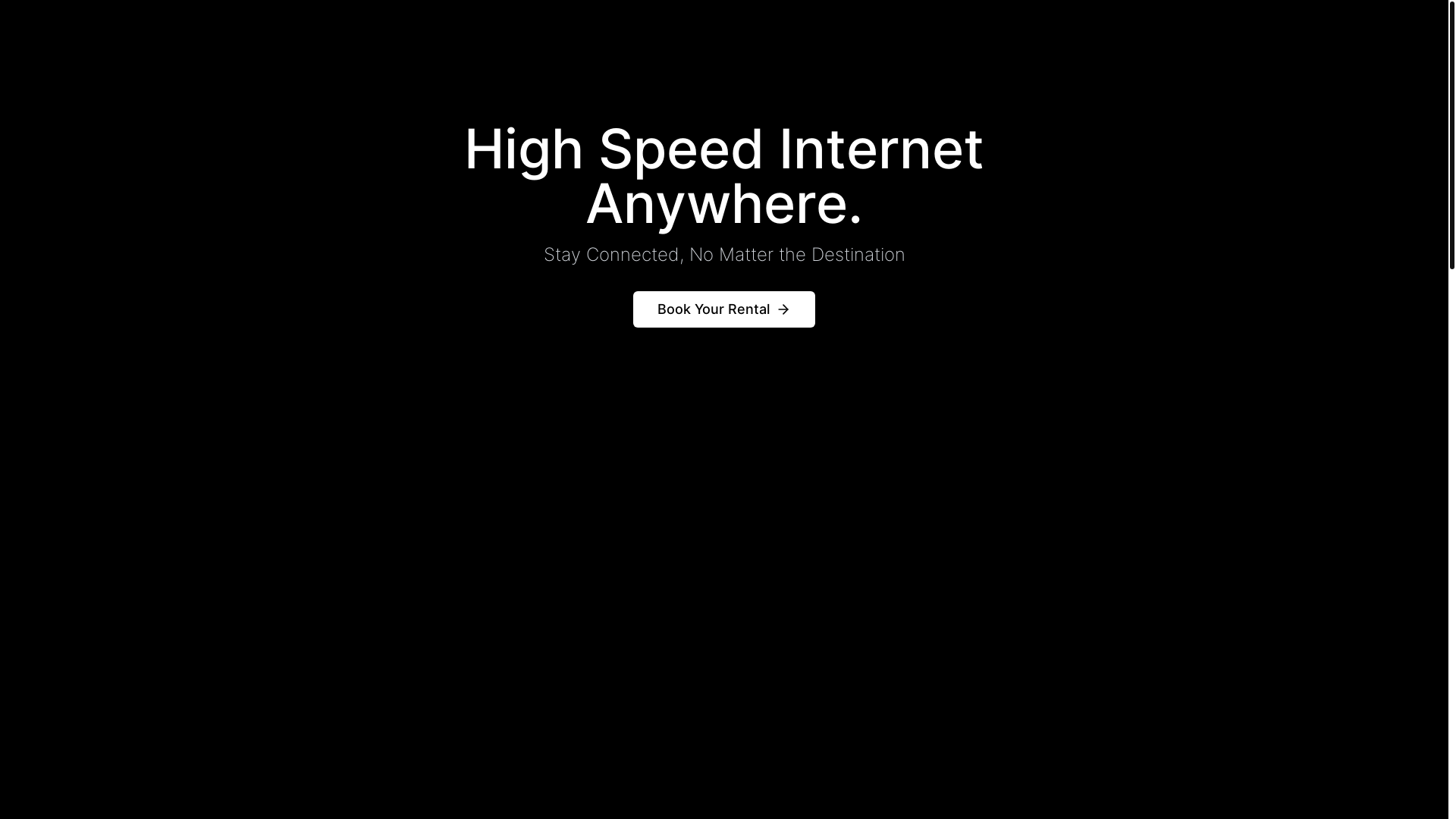 website screenshot of https://quicksatrental.com/