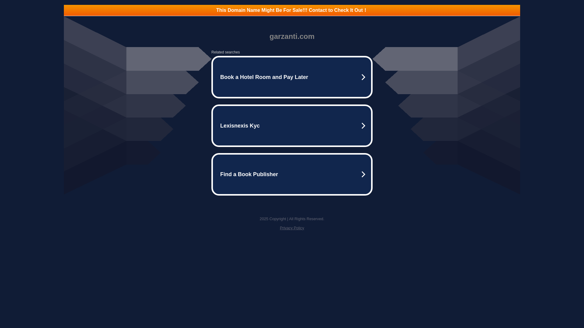 website screenshot of https://1cb6a69d-326d-4632-9a52-674061d540a6.garzanti.com/