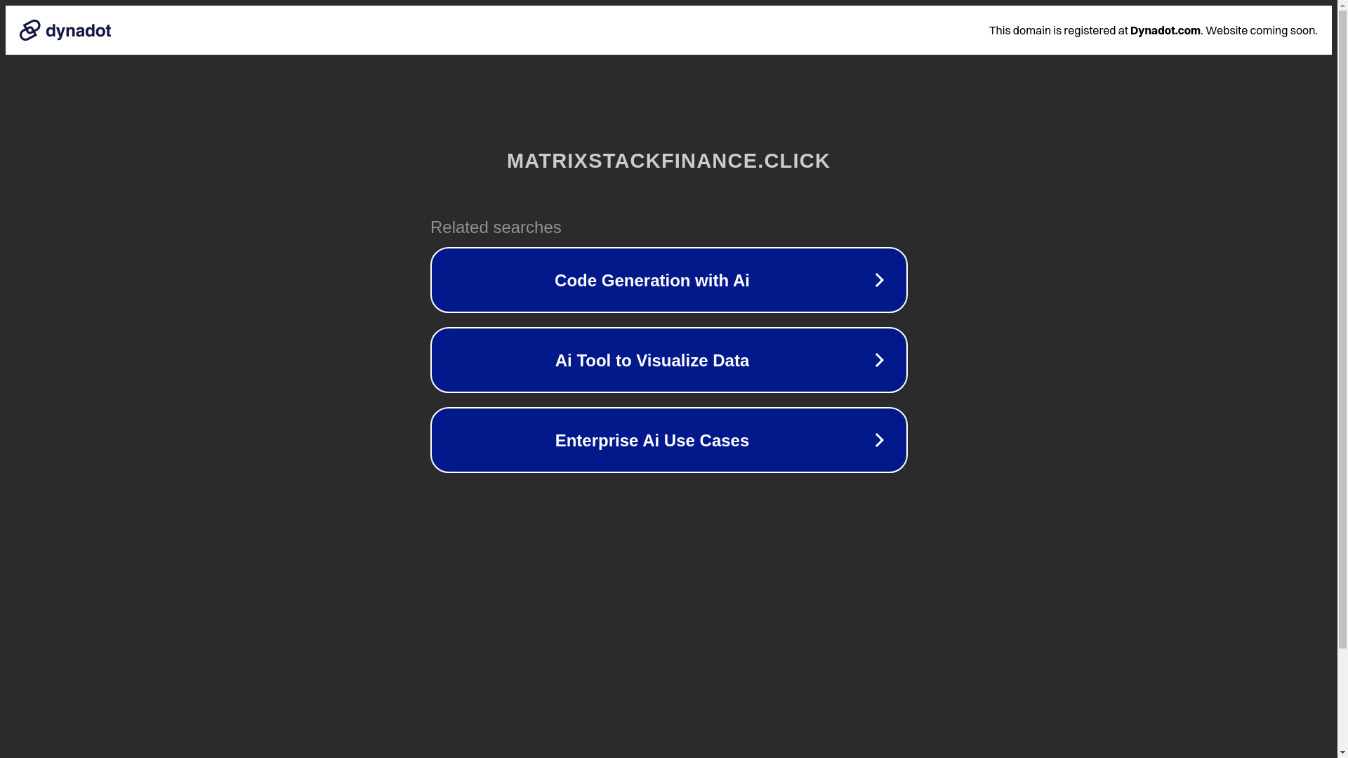 website screenshot of https://matrixstackfinance.click/