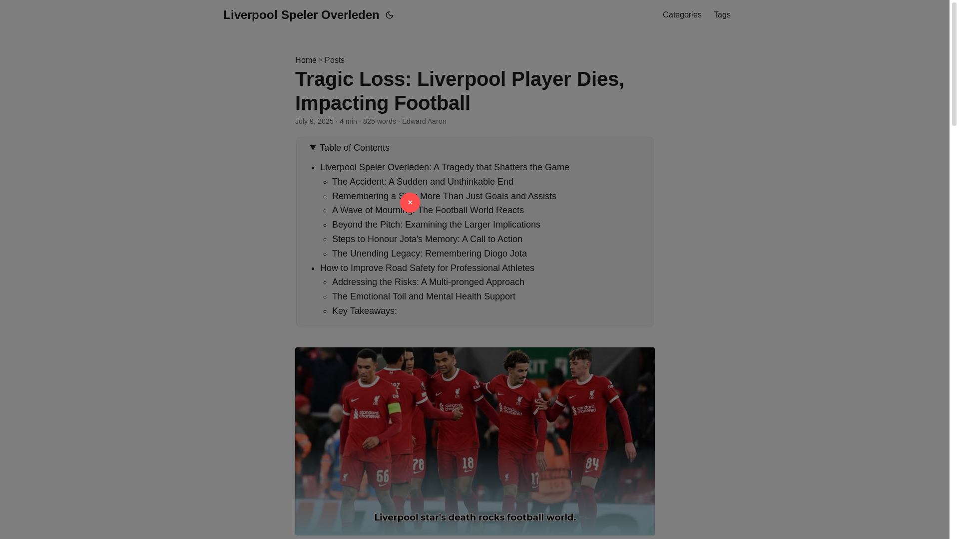 website screenshot of https://liverpool-speler-overleden.pages.dev/