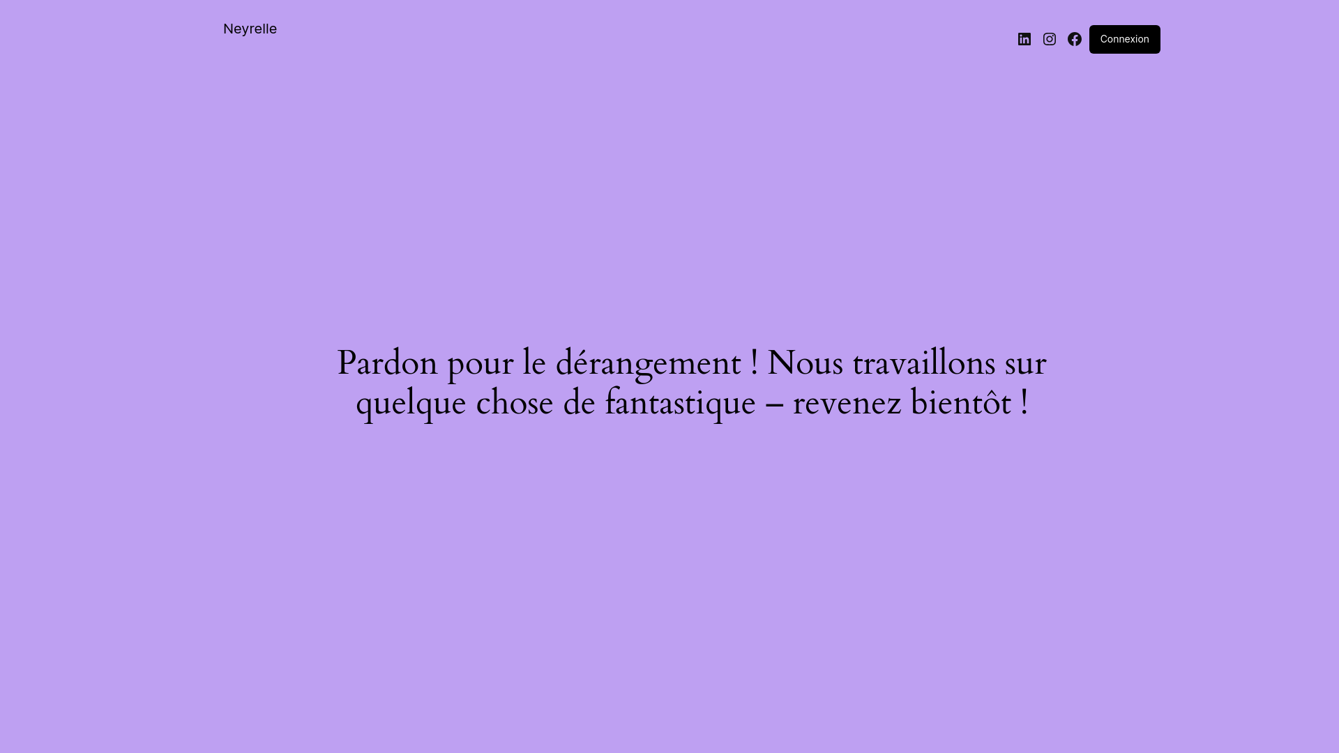website screenshot of https://neyrelle.fr/