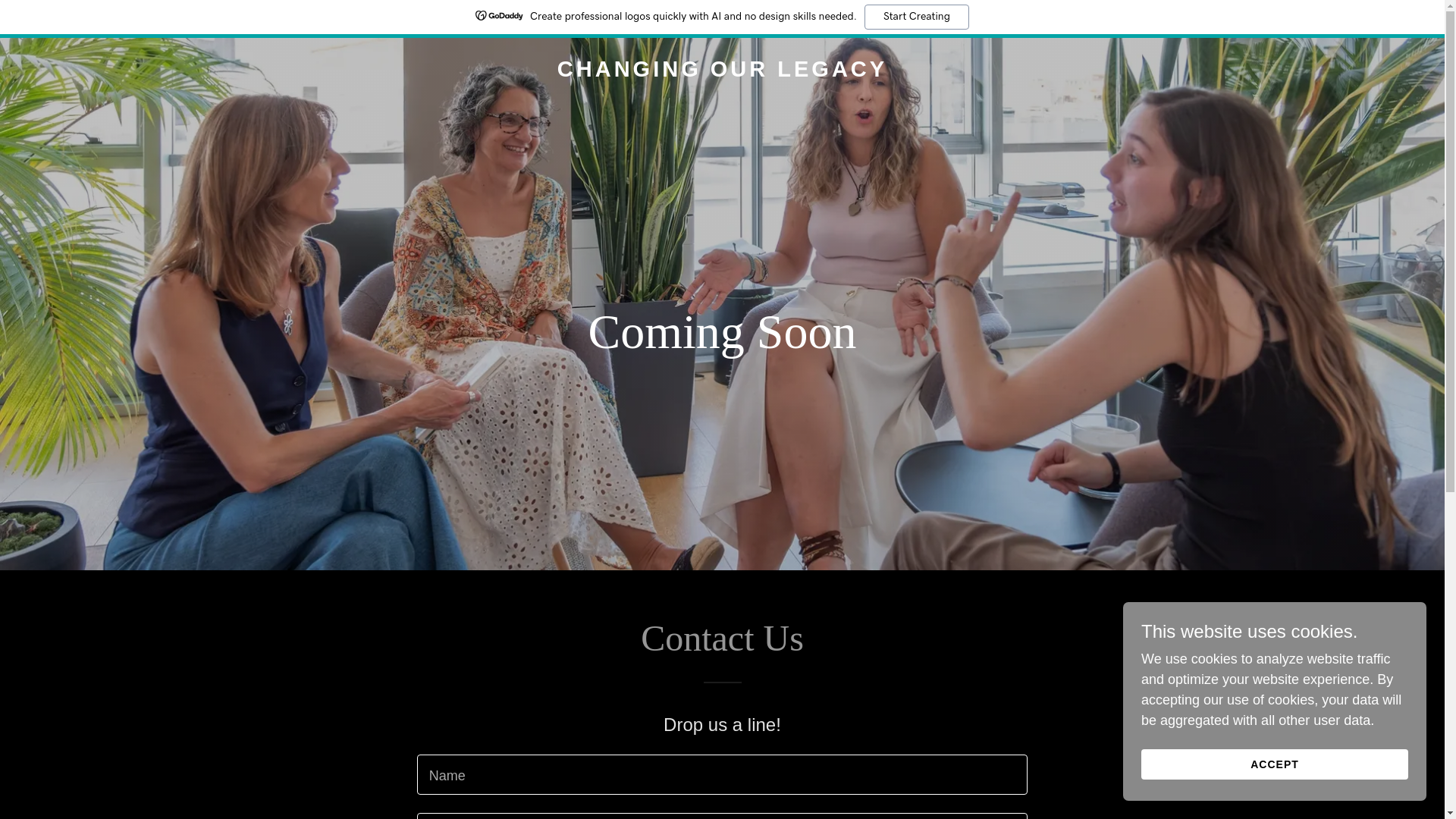 website screenshot of https://changingourlegacy.com/