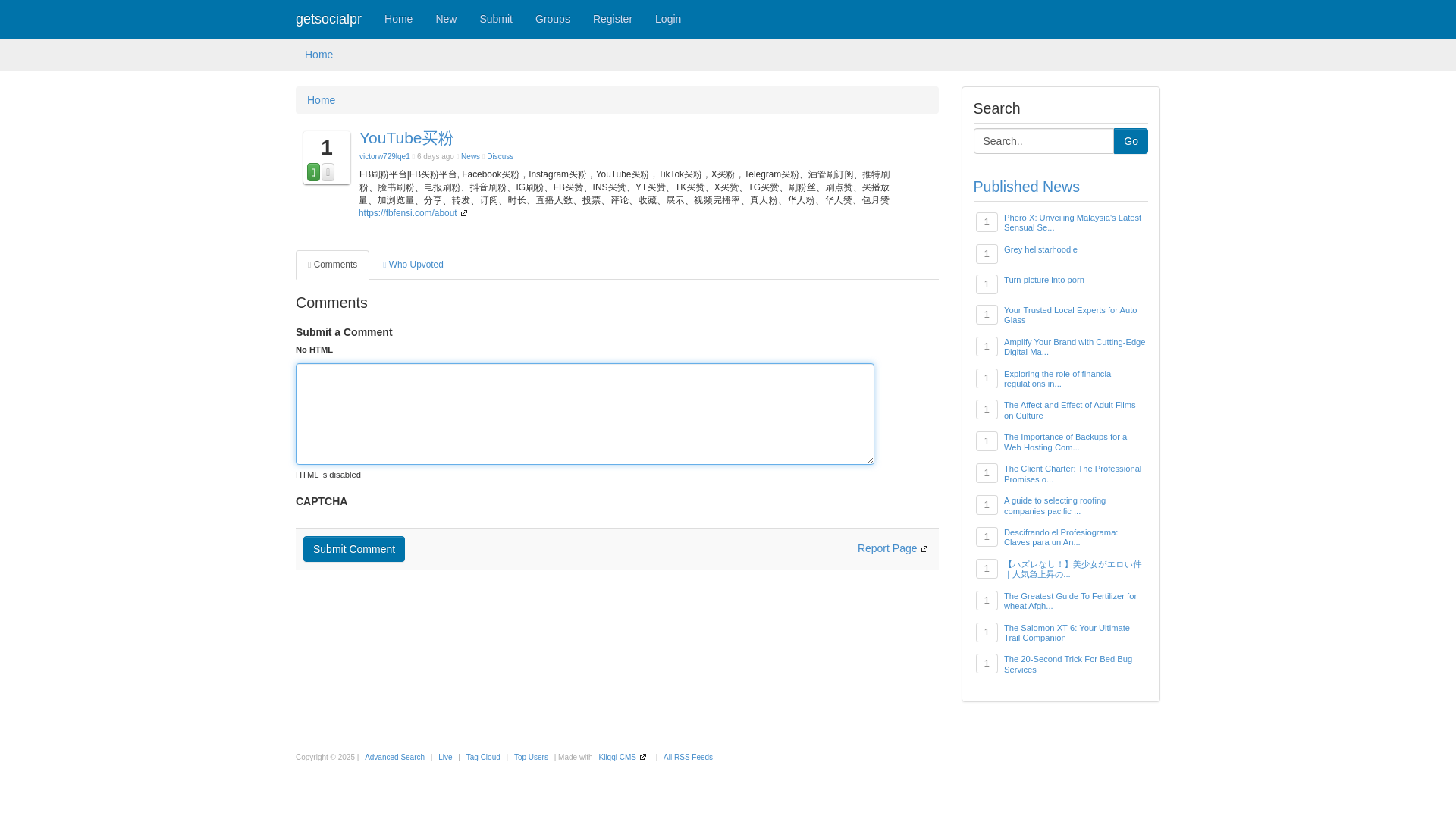 website screenshot of https://getsocialpr.com/story22022296/youtube%E4%B9%B0%E7%B2%89