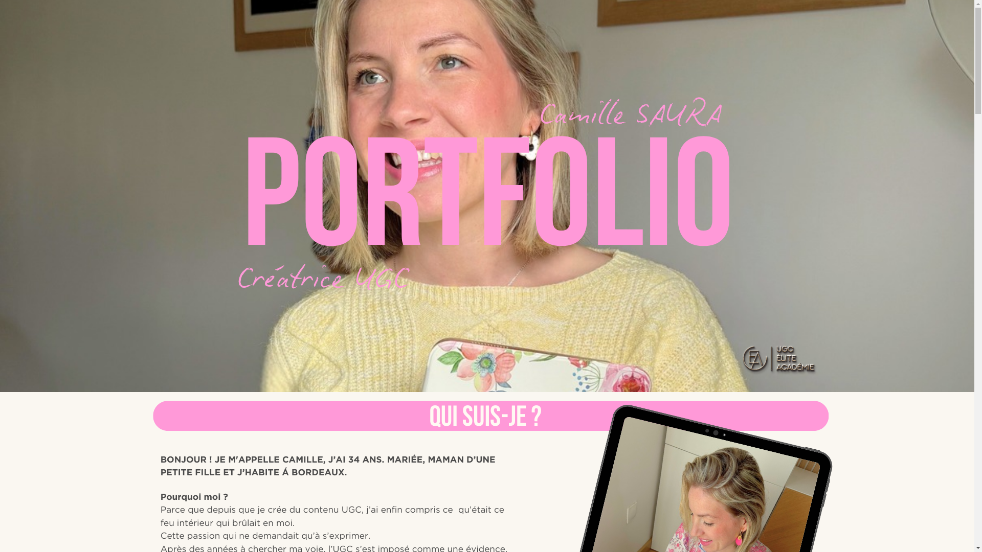 website screenshot of https://camille-saura.com/