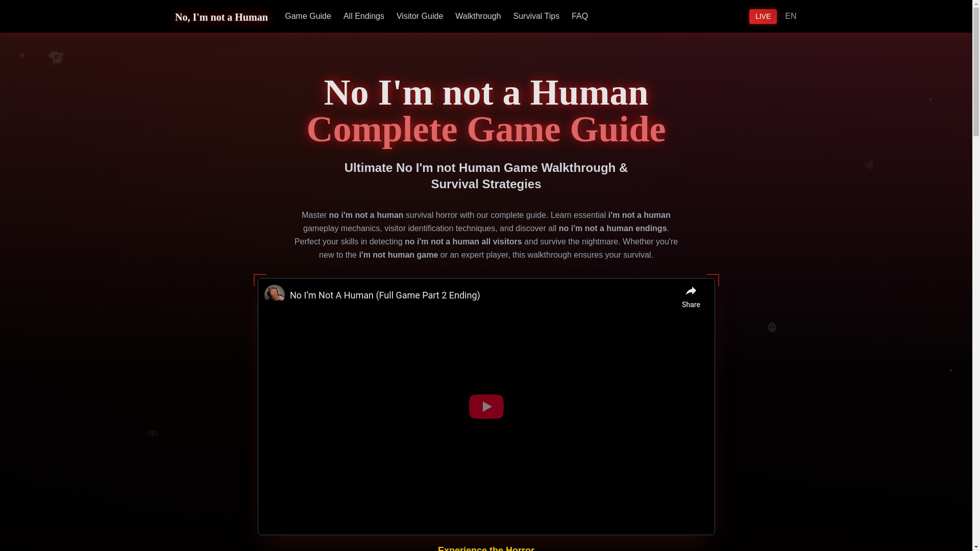 website screenshot of https://noimnothunman.com/