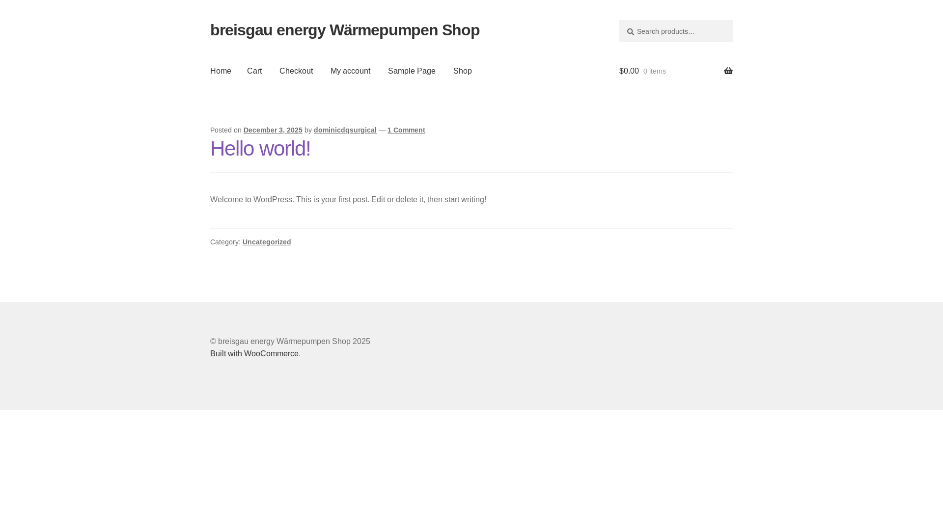 website screenshot of https://breisgauenergy.de/