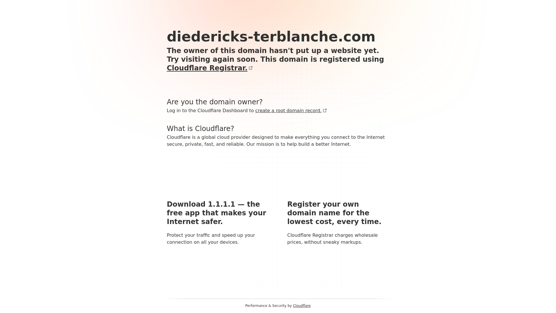website screenshot of https://diedericks-terblanche.com/