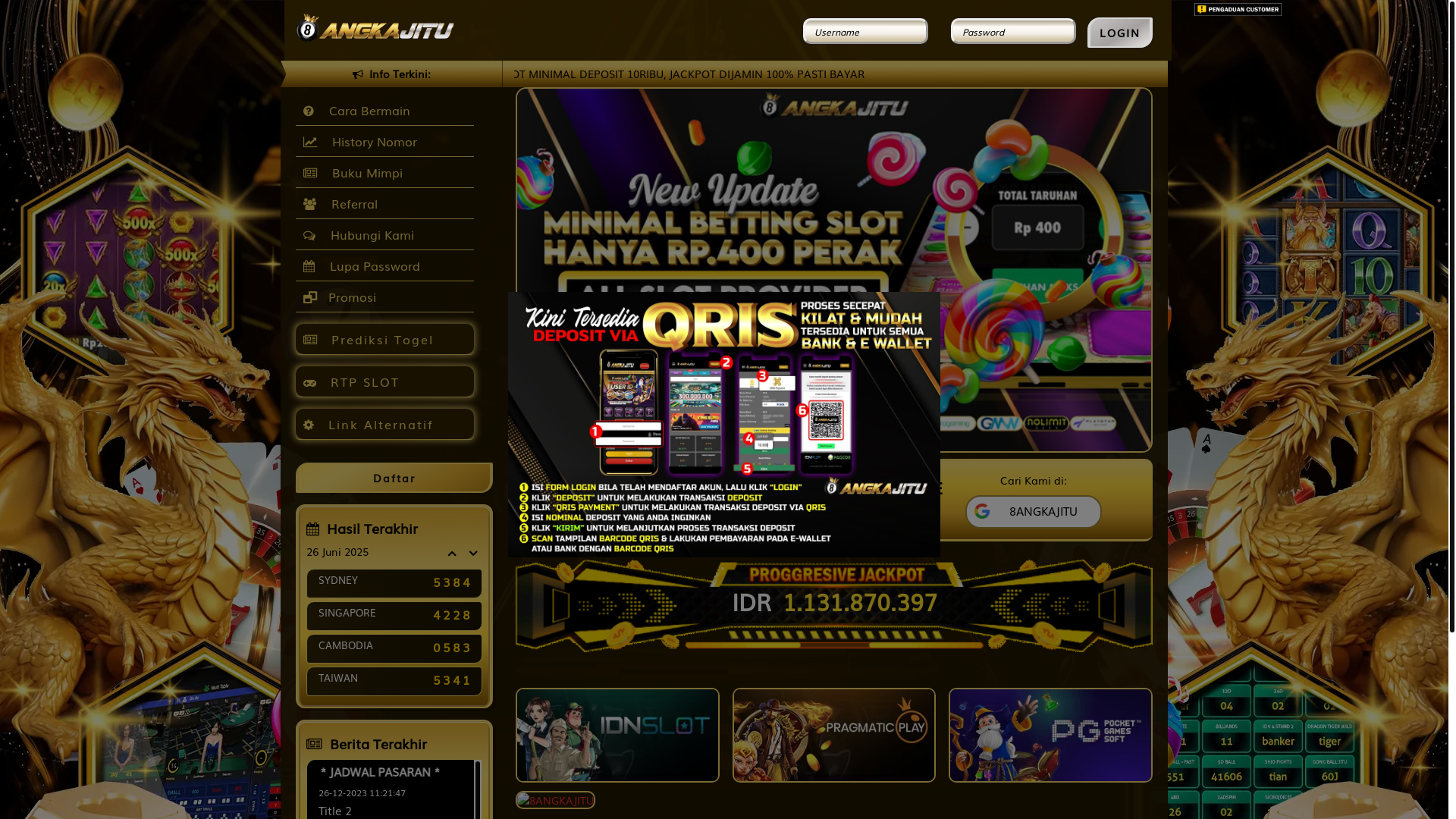 website screenshot of https://8angkajitutea.store/