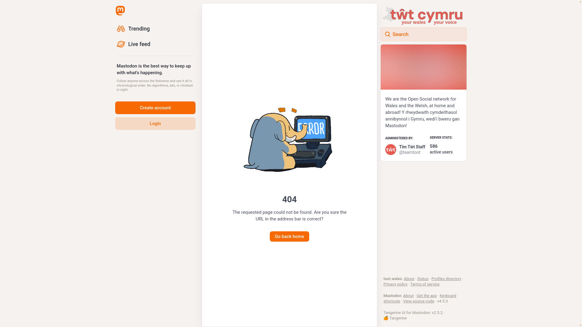 website screenshot of https://toot.wales/ap/users/115621372128777303/statuses/115775700530385103