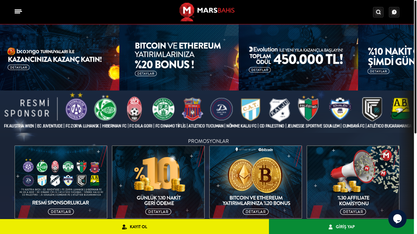 website screenshot of https://992marsbahis.com/